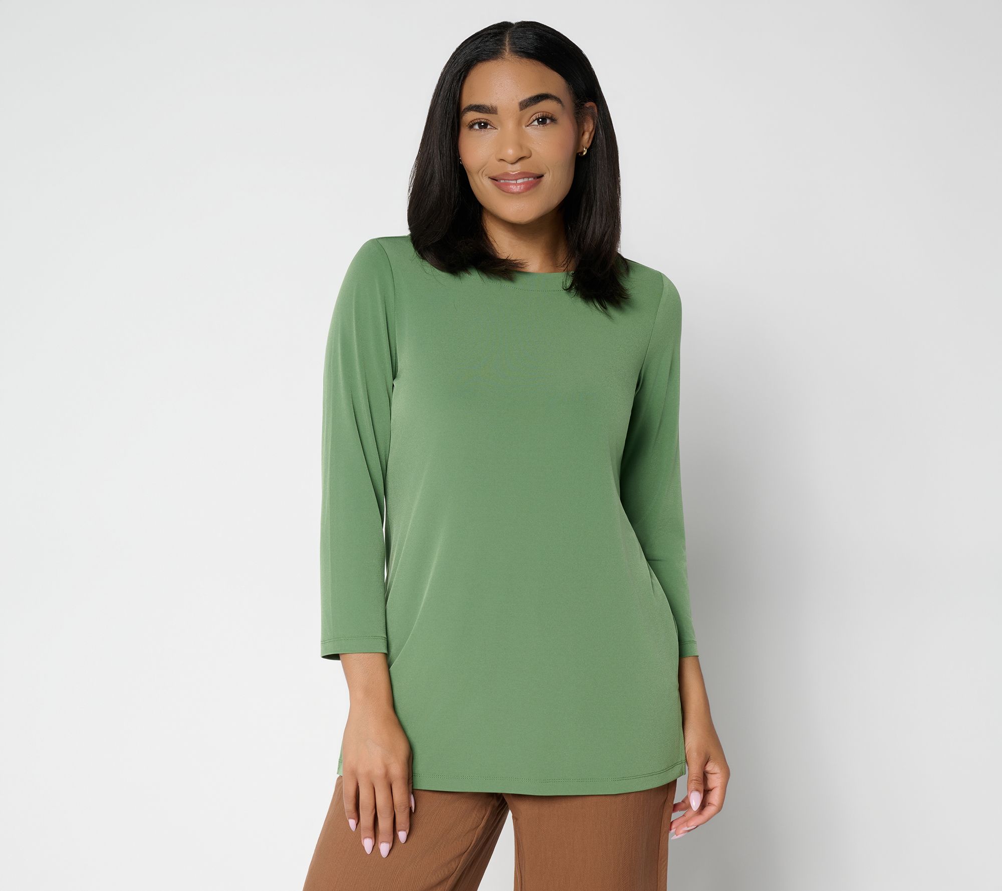 Susan Graver Modern Essentials Petite Liquid Knit Tunic