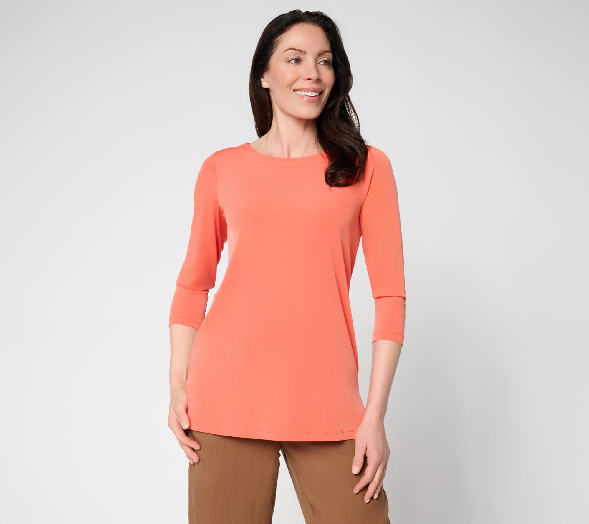 Susan Graver Modern Essentials Petite Liquid Knit Tunic