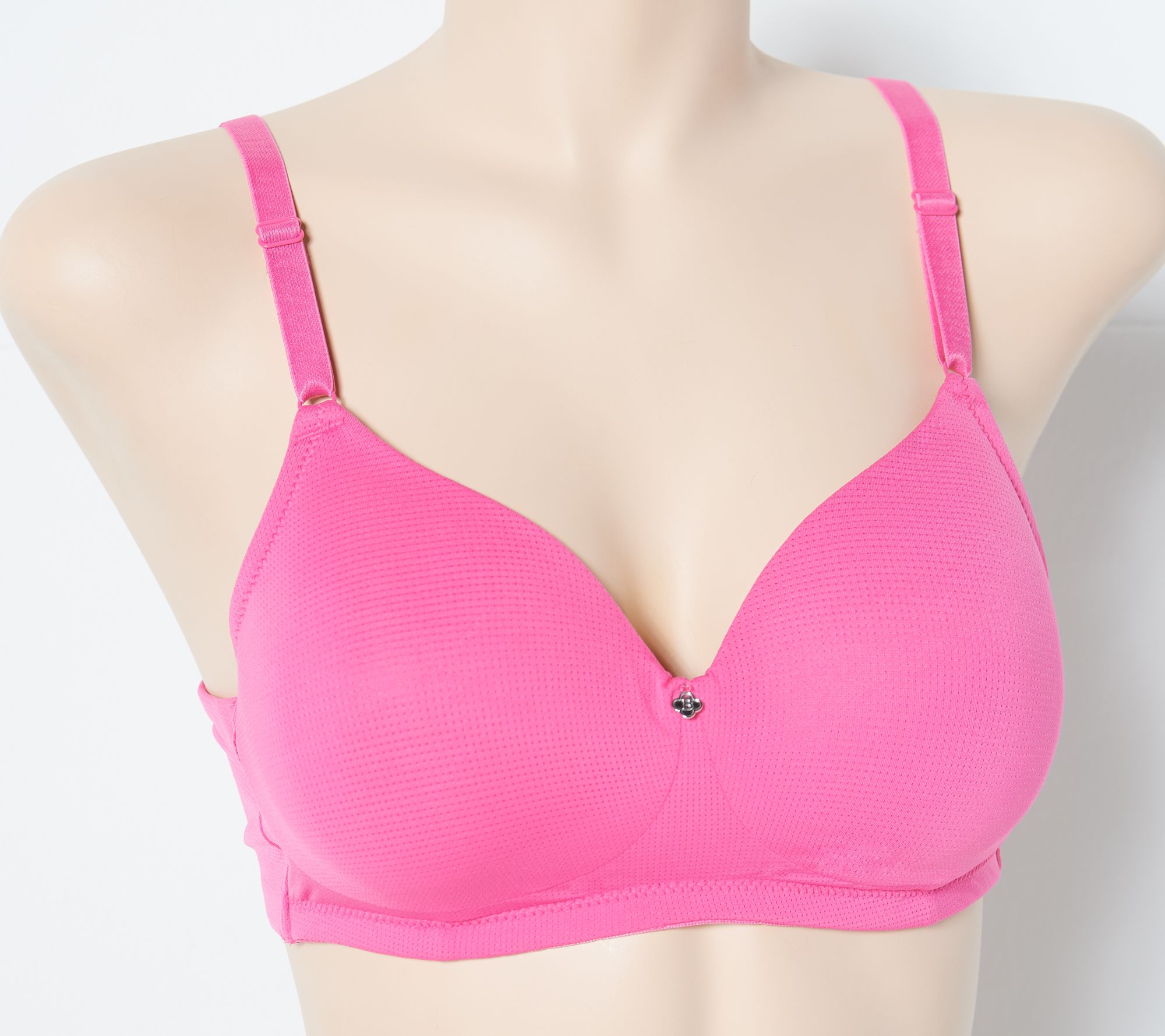 Breezies Lace Effects Full Coverage Seamless Underwire Bra - QVC.com