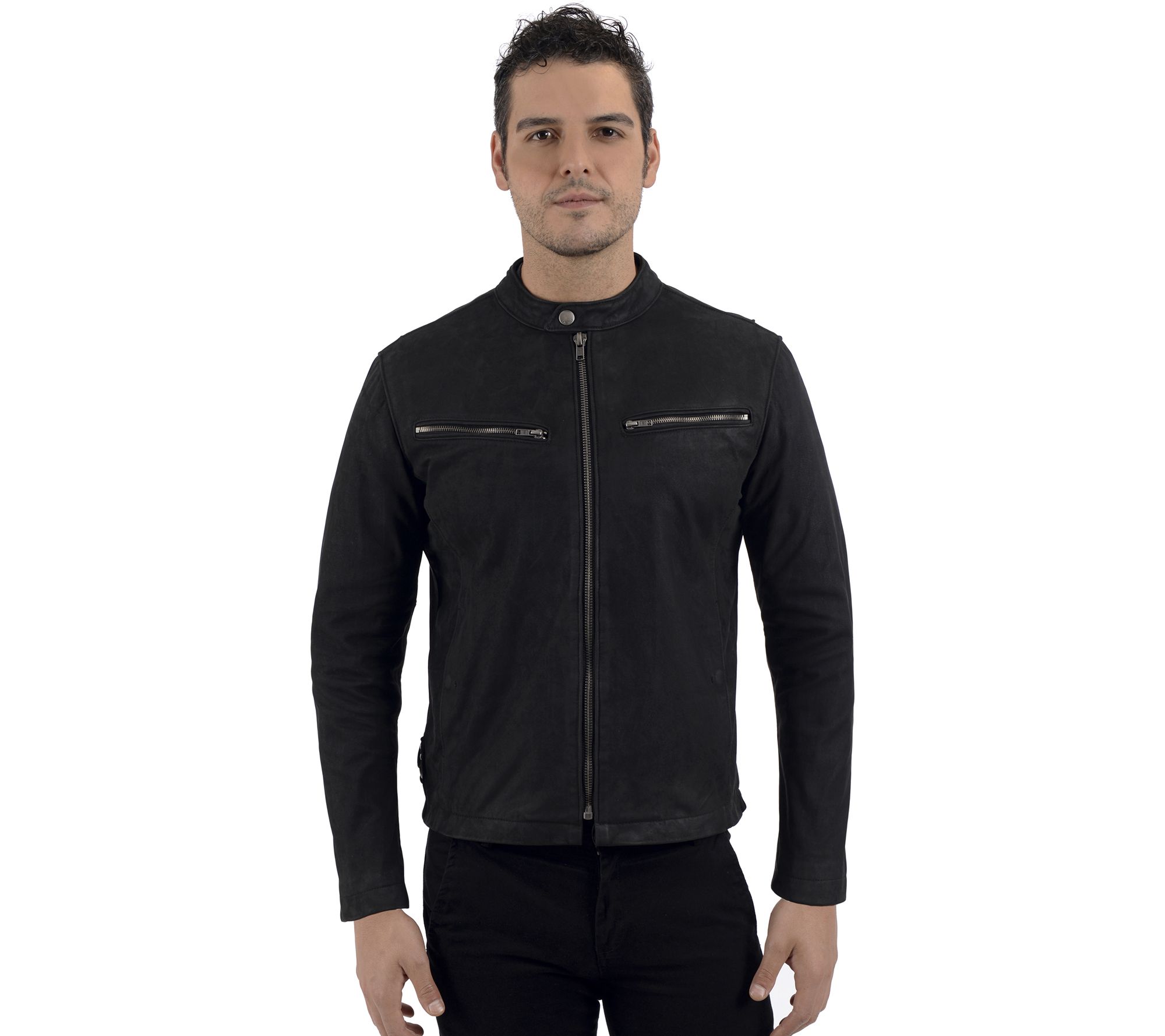 Frye Men's Leather Cafe Racer
