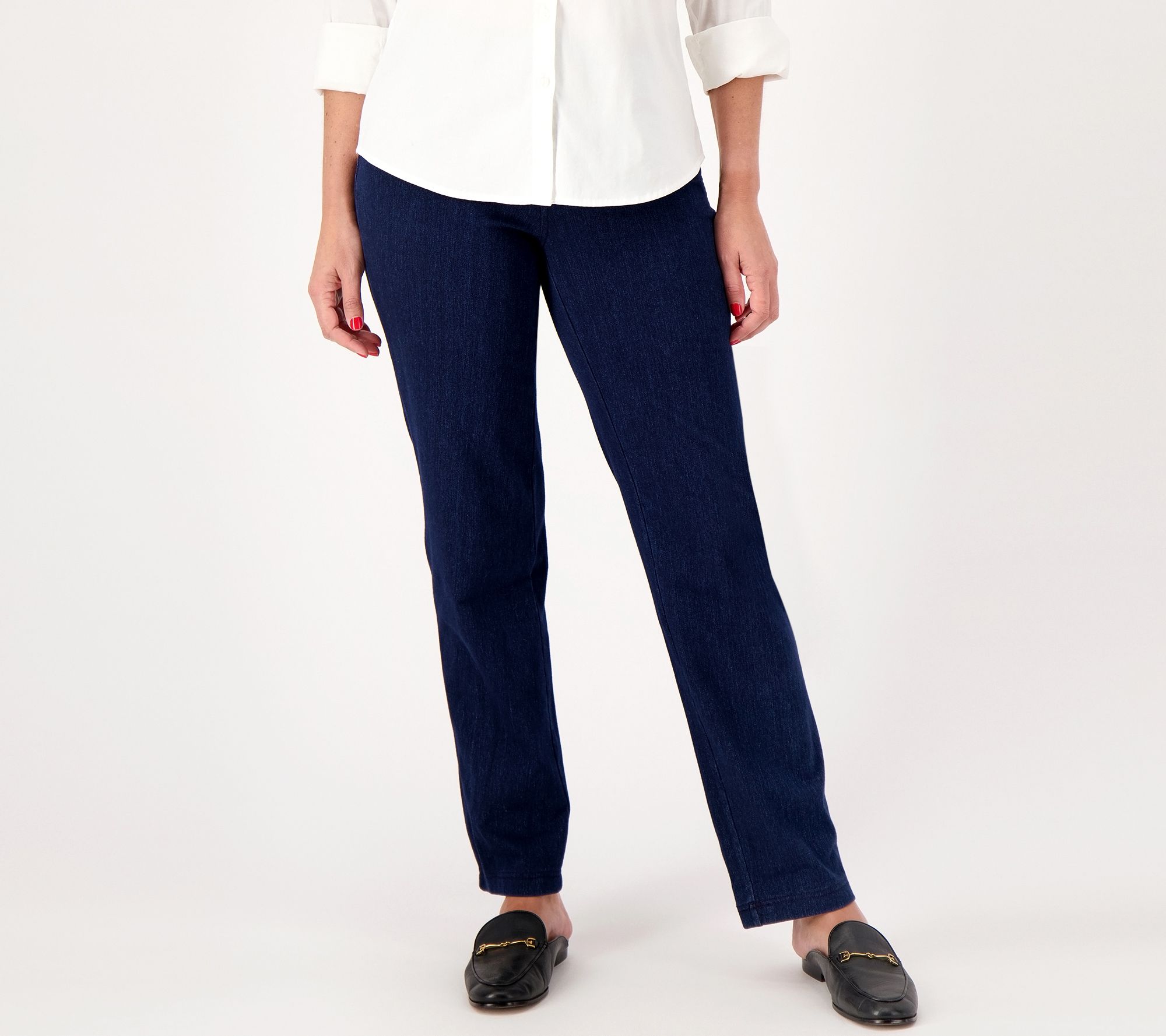 Lands' End Women's Knit Top & Flannel Pants Pajama Set