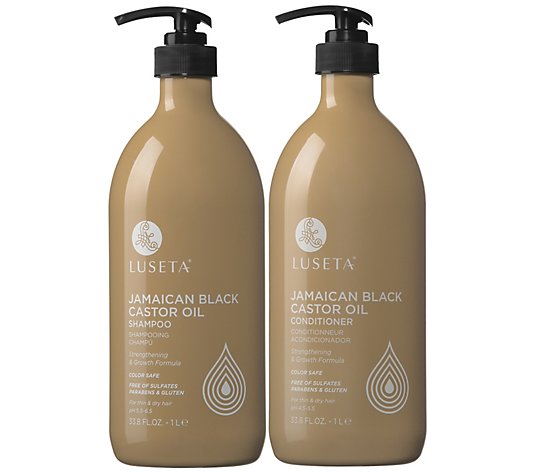 Luseta Super Size Jamaican BlackCastor Oil Shampoo&Conditioner