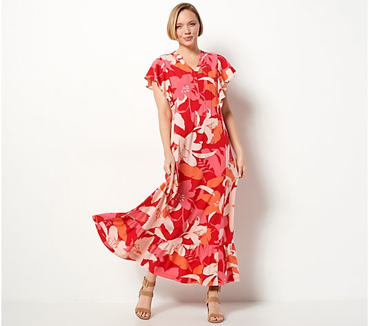 "As Is" Studio Park x Amy Stran Floral Effortless Maxi Dress