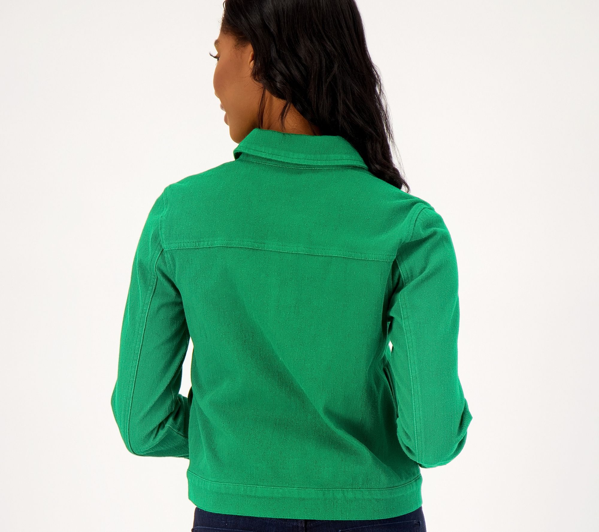 ZOE / pullover wool jacket/ green