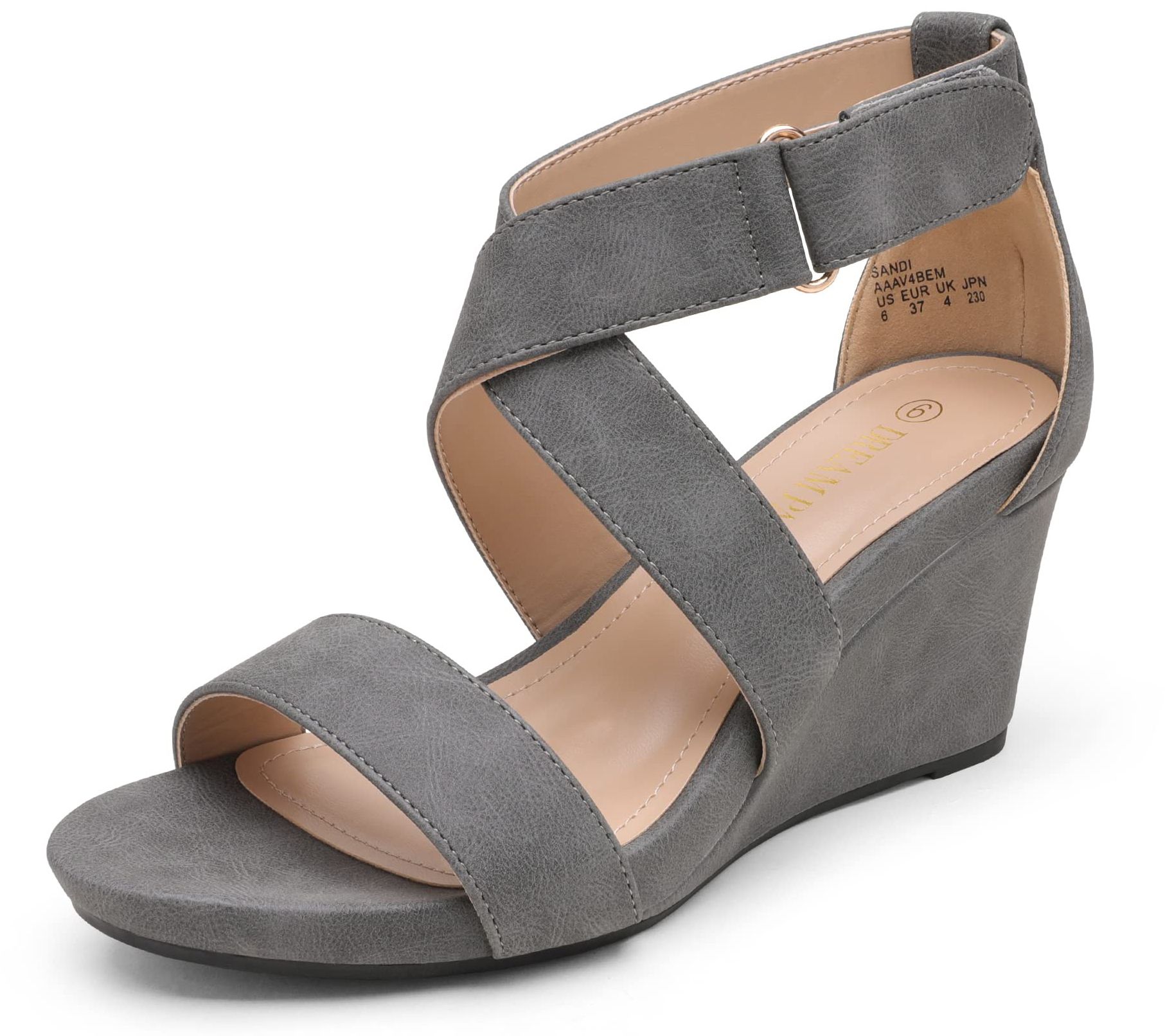 Dream Pairs Ankle Strap Wedge Sandals- SANDI