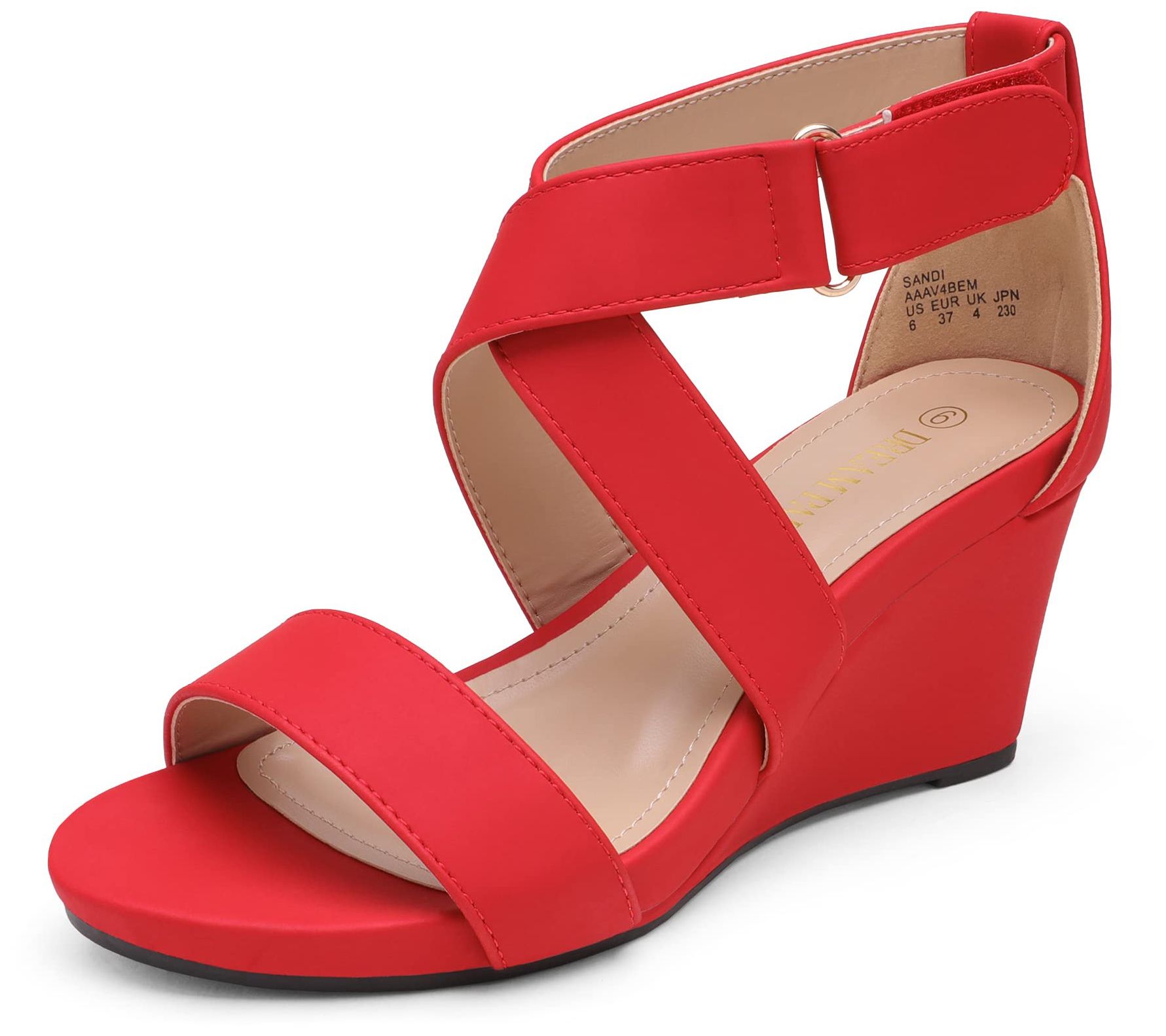Dream Pairs Ankle Strap Wedge Sandals- SANDI