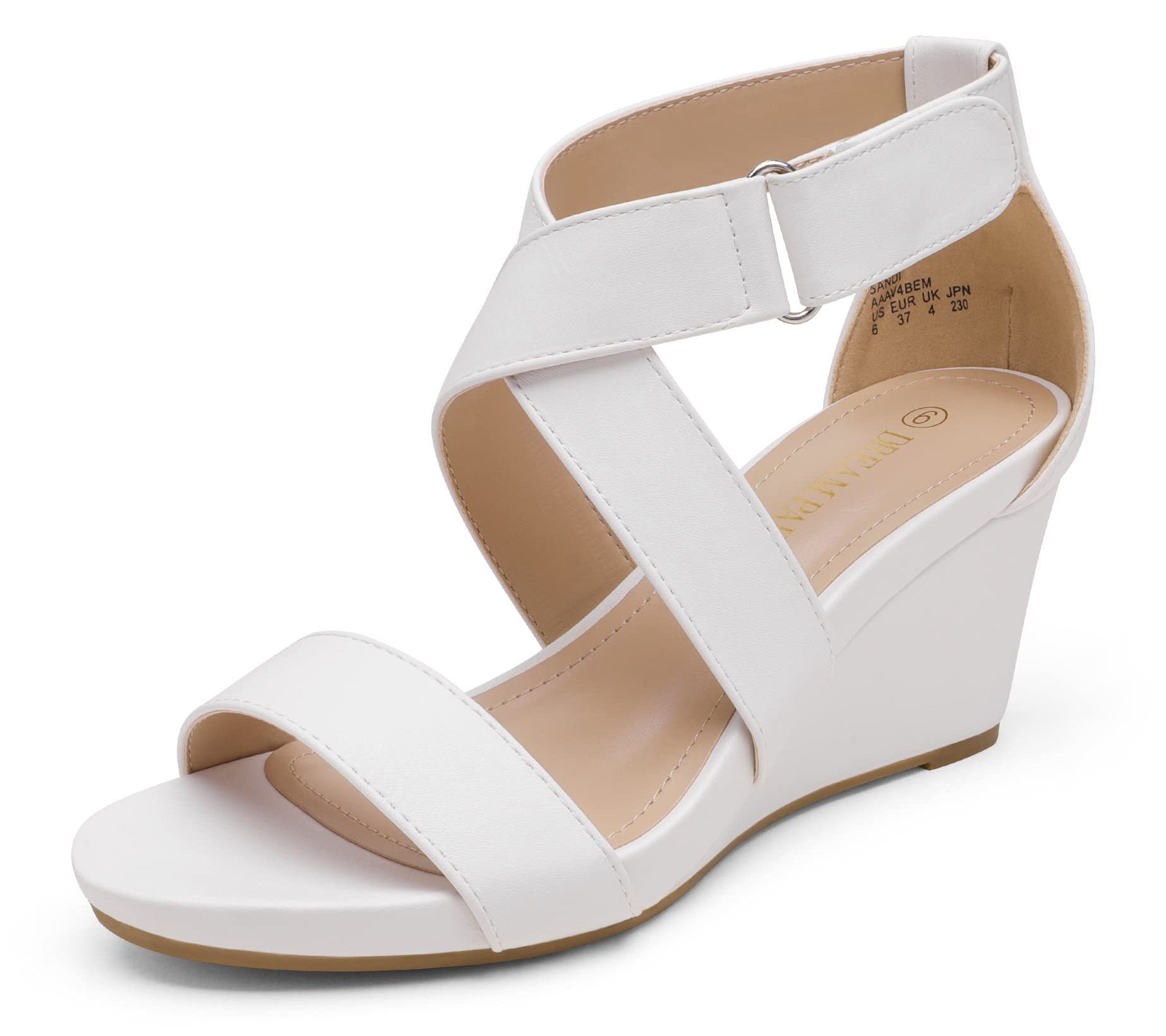 Dream Pairs Ankle Strap Wedge Sandals- SANDI