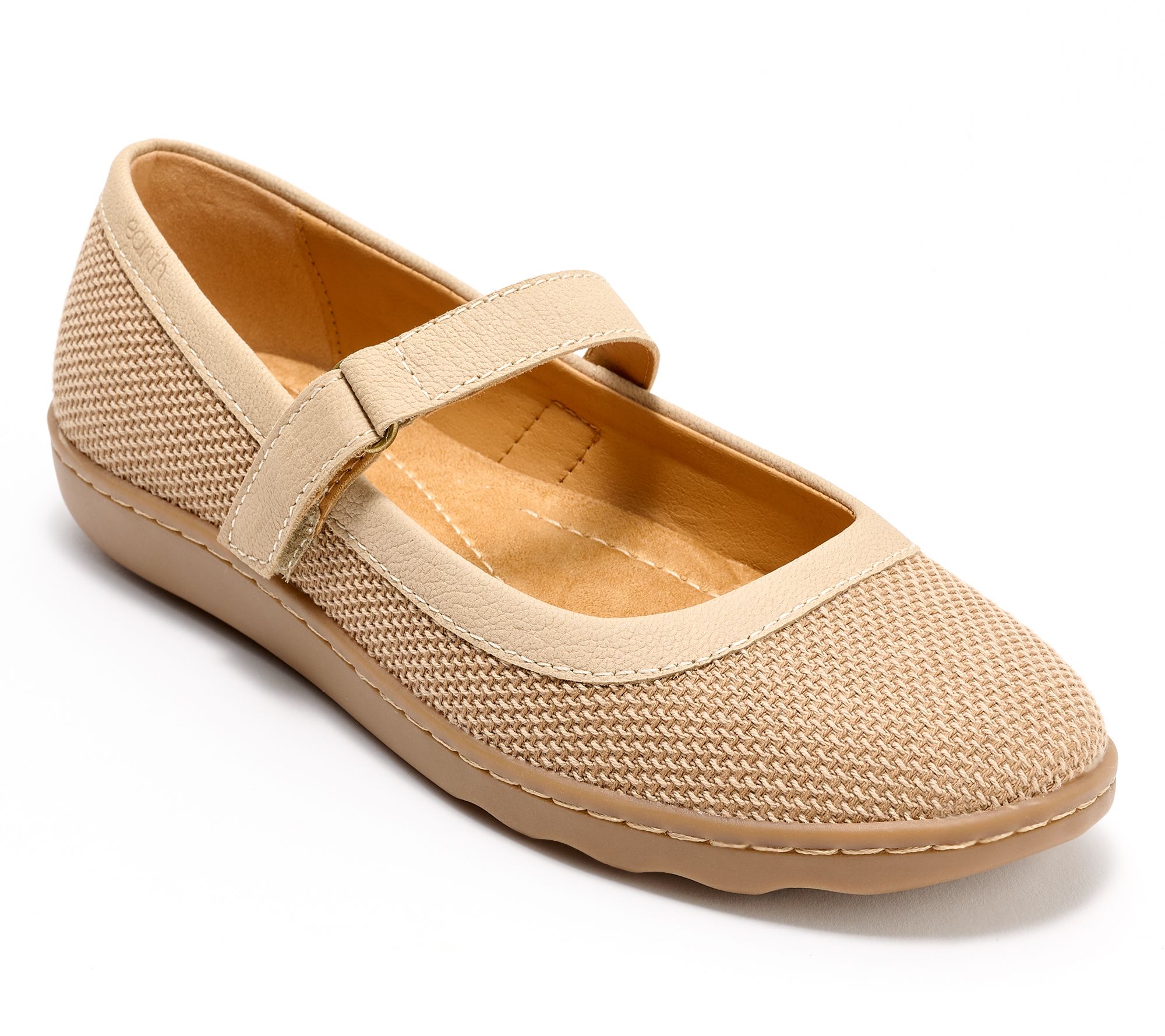 Earth Leather Adjustable Mary-Janes - Lorali