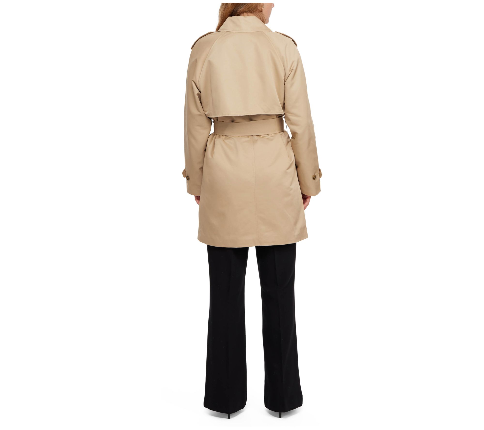 Ellen Tracy Women's Classic Trench with Polyfill Insulation - QVC.com