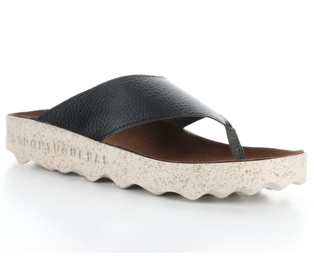 Asportuguesas Faux Leather Thong Sandal - Cami