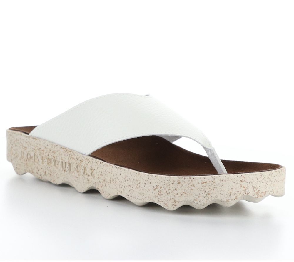 Asportuguesas Faux Leather Thong Sandal - Cami