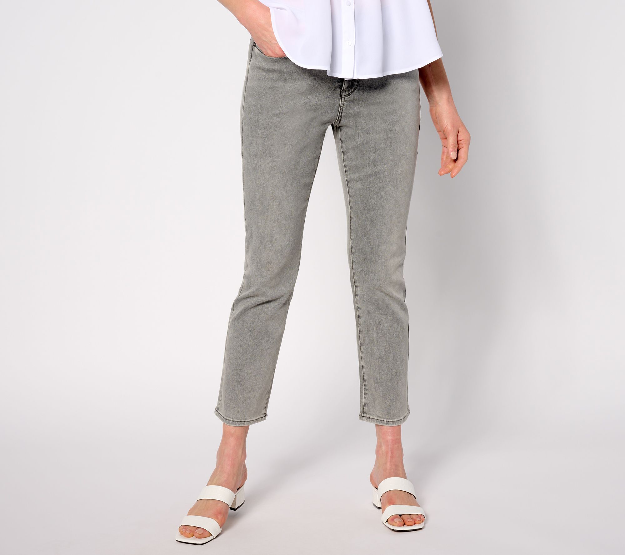 NYDJ Curve Shaper Sheri Slim Ankle Jean - Island Pines