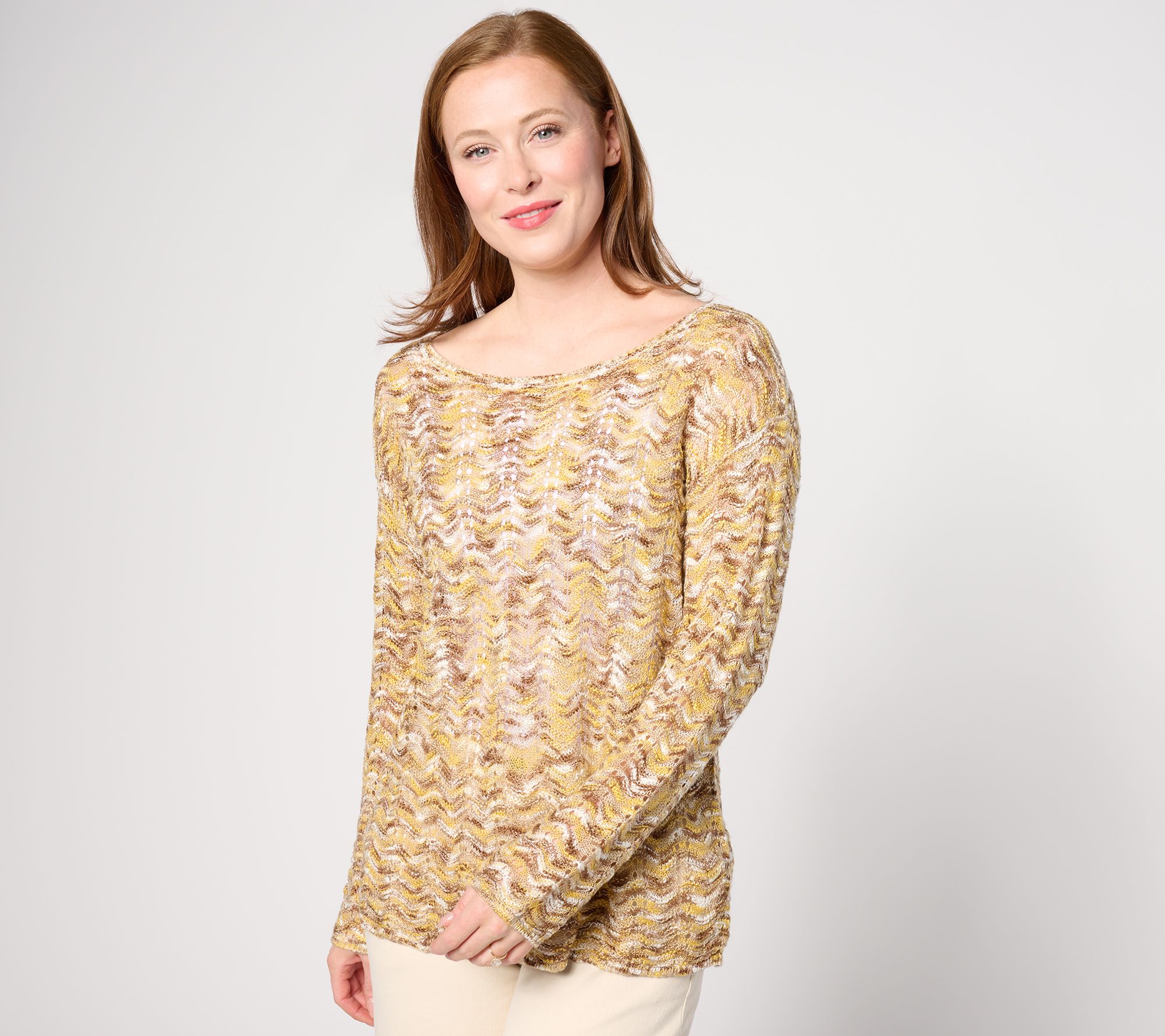 "As Is" Attitudes by Renee Wave Stitch Summer Sweater