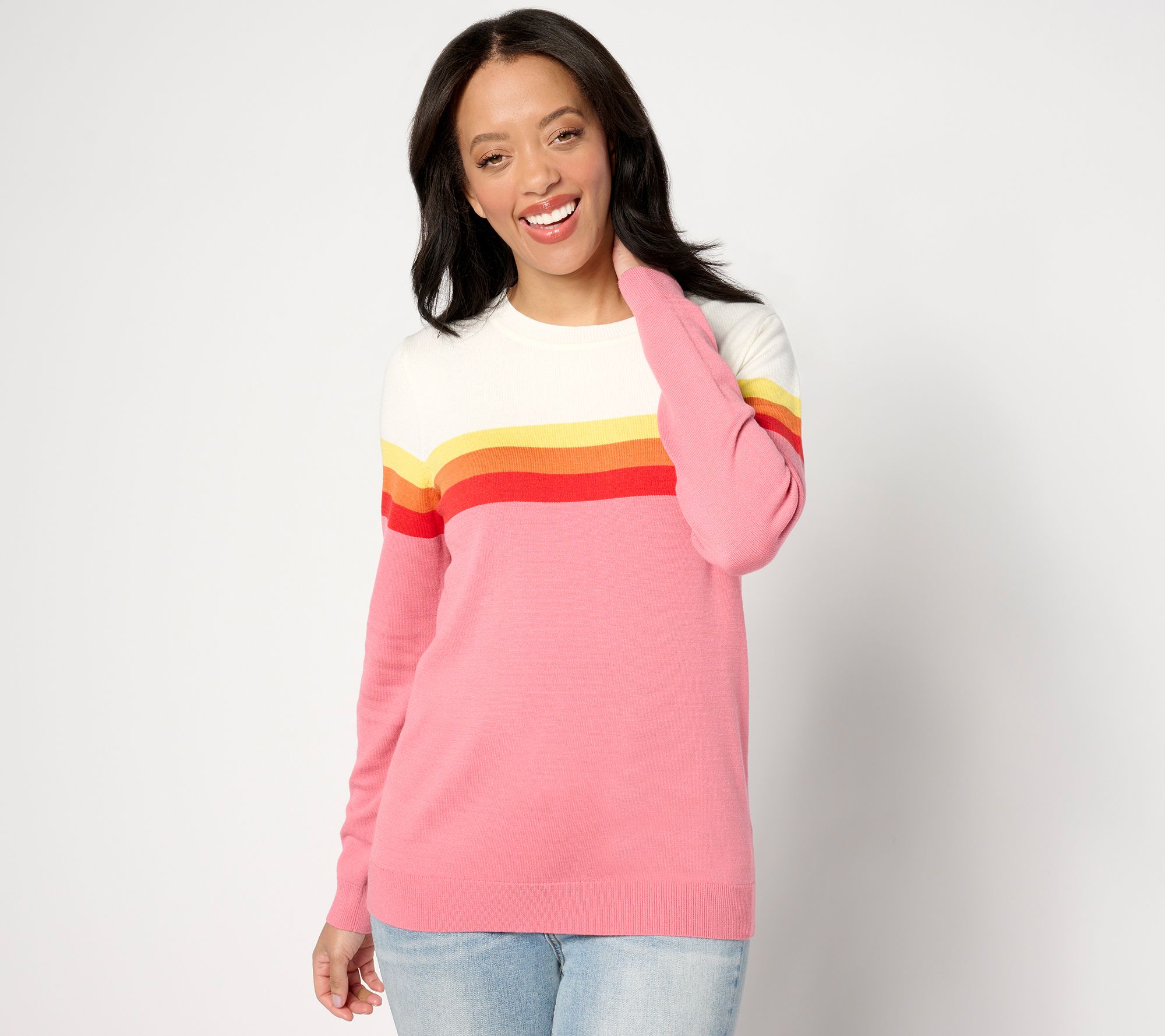 "As Is" Studio Park x Alberti Popaj Women's Summer Sunset Sweater