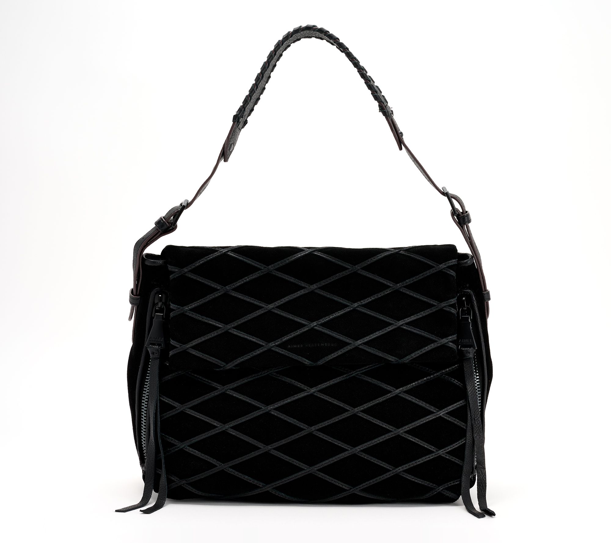 Aimee Kestenberg Leather Bali Double Entry Hobo Bag