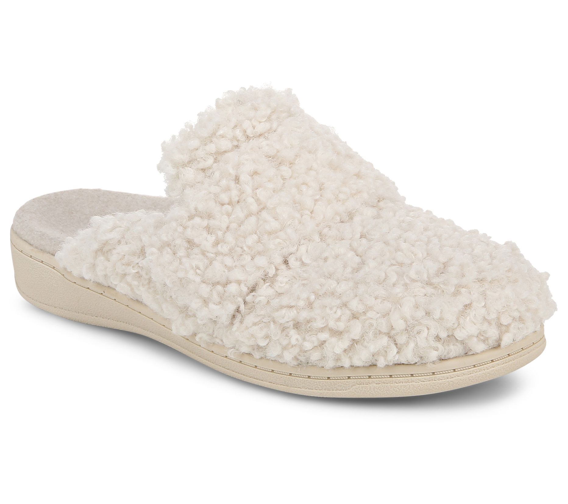 Vionic Cozy Sherpa Slide Slippers - Gemma II