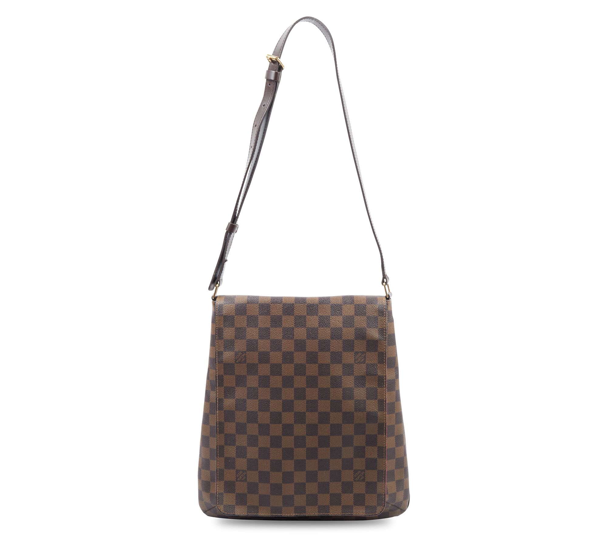 Pre-Owned Louis Vuitton Musette Damier Ebene Brown