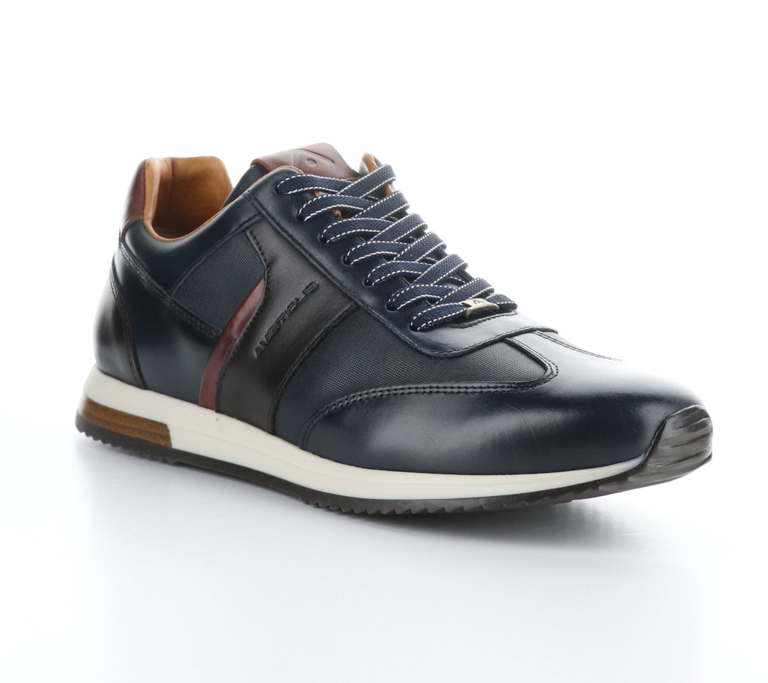 Ambitious Men's Leather Lace Up Sneaker  - 11721
