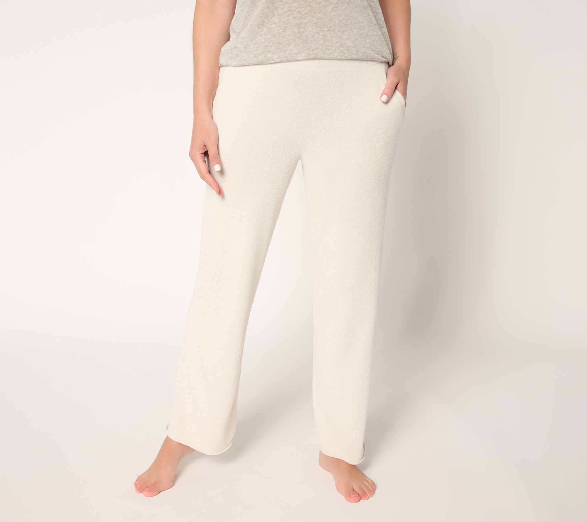 Barefoot Dreams Reg. CozyChic Ultra Lite Rolled Edge Ankle Pant