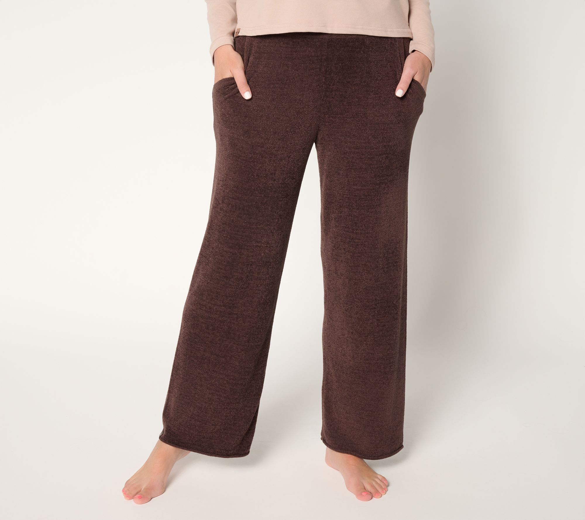 Barefoot Dreams Reg. CozyChic Ultra Lite Rolled Edge Ankle Pant