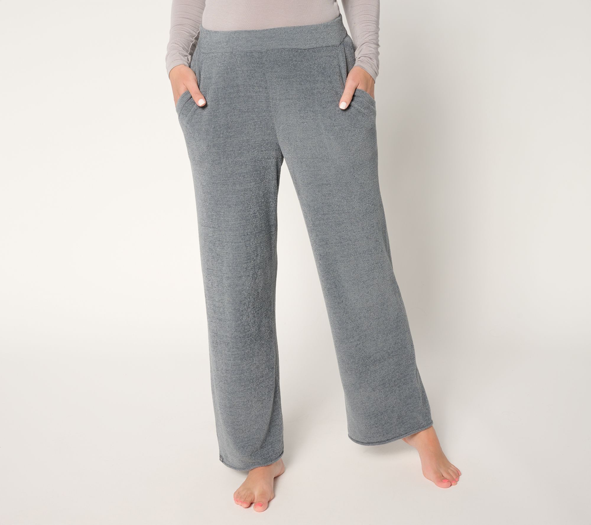 Barefoot Dreams Reg. CozyChic Ultra Lite Rolled Edge Ankle Pant