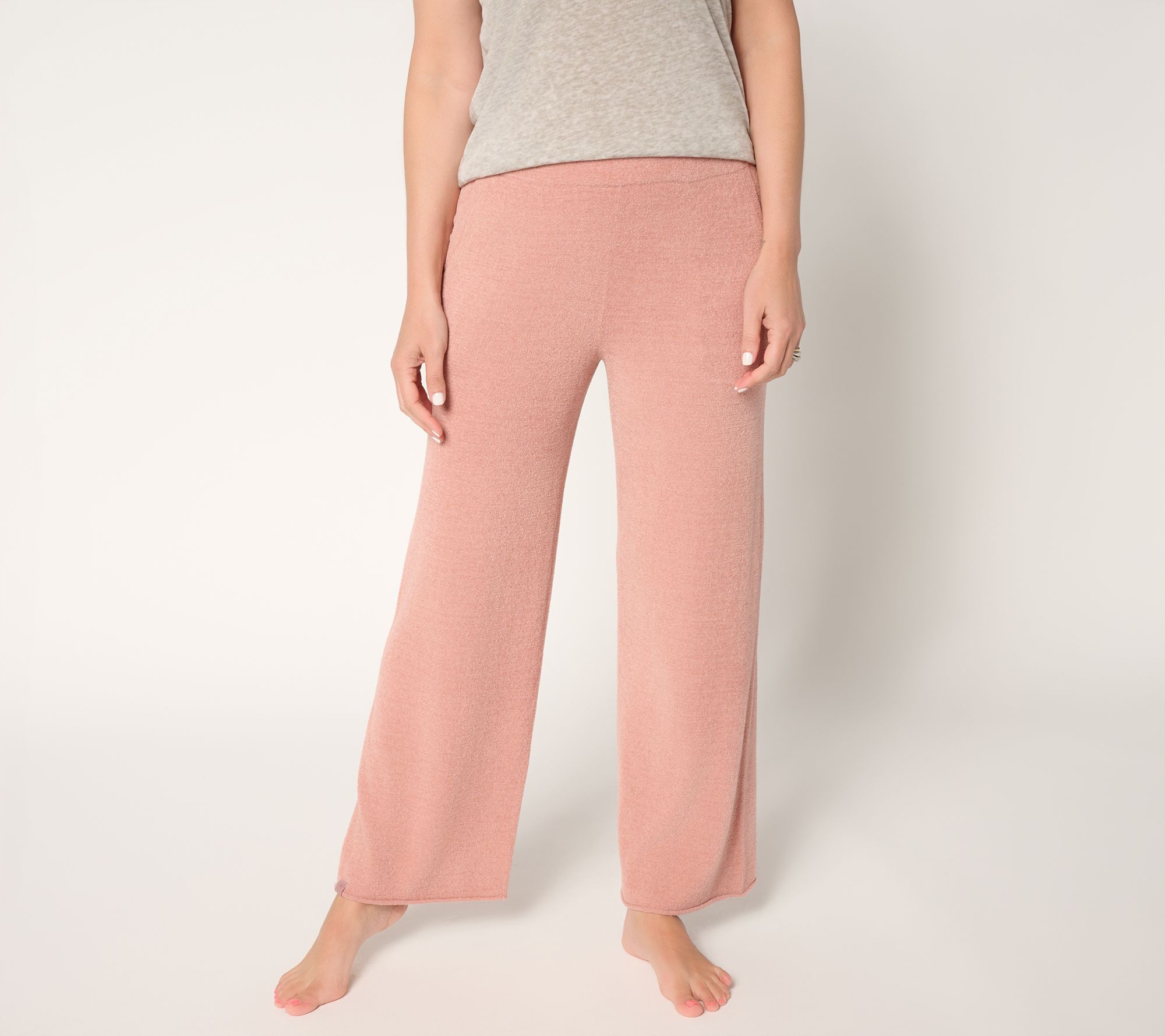 Barefoot Dreams Reg. CozyChic Ultra Lite Rolled Edge Ankle Pant