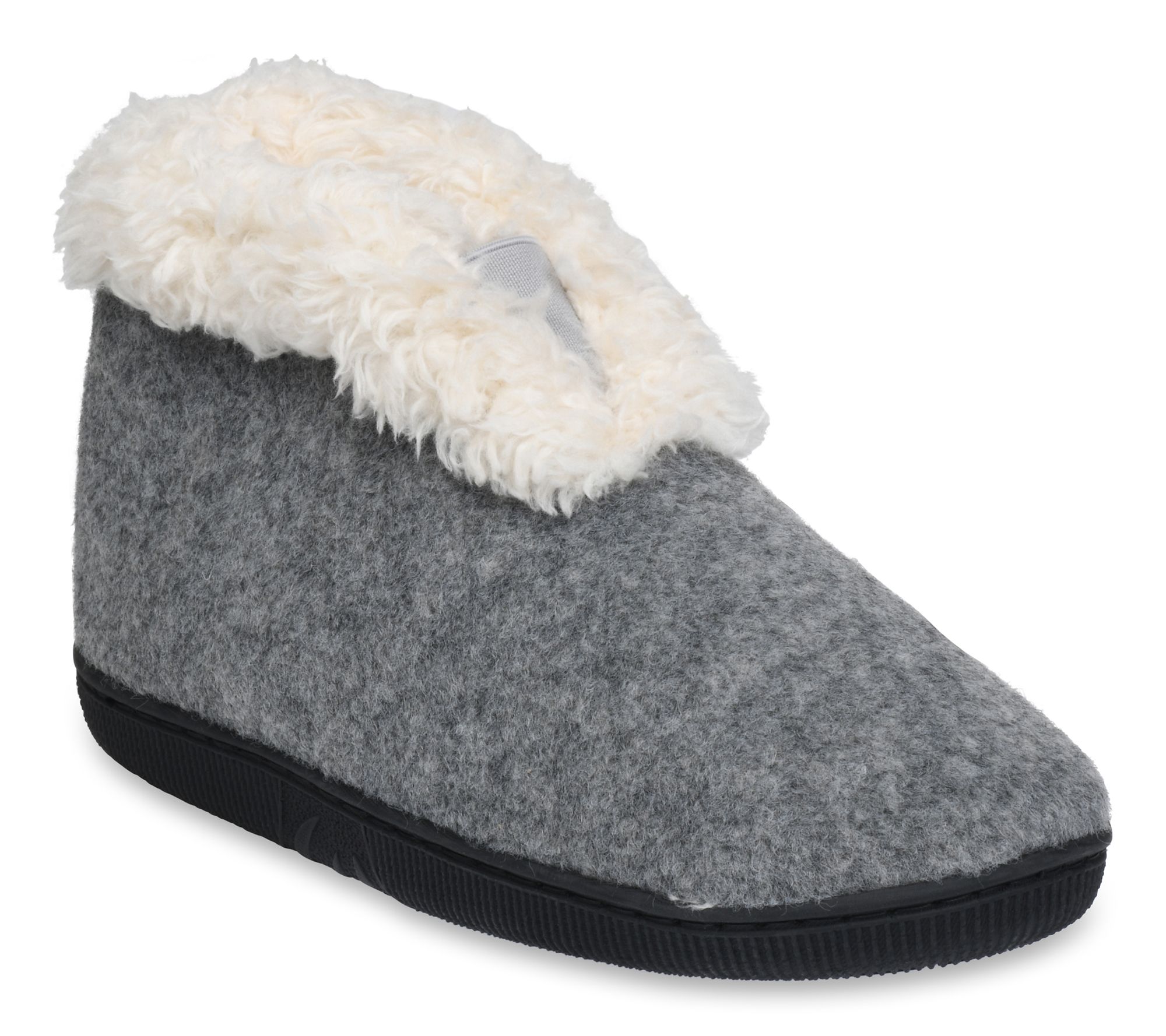 GaaHuu Faux Wool Memory Foam Indoor/Outdoor Slipper Boot