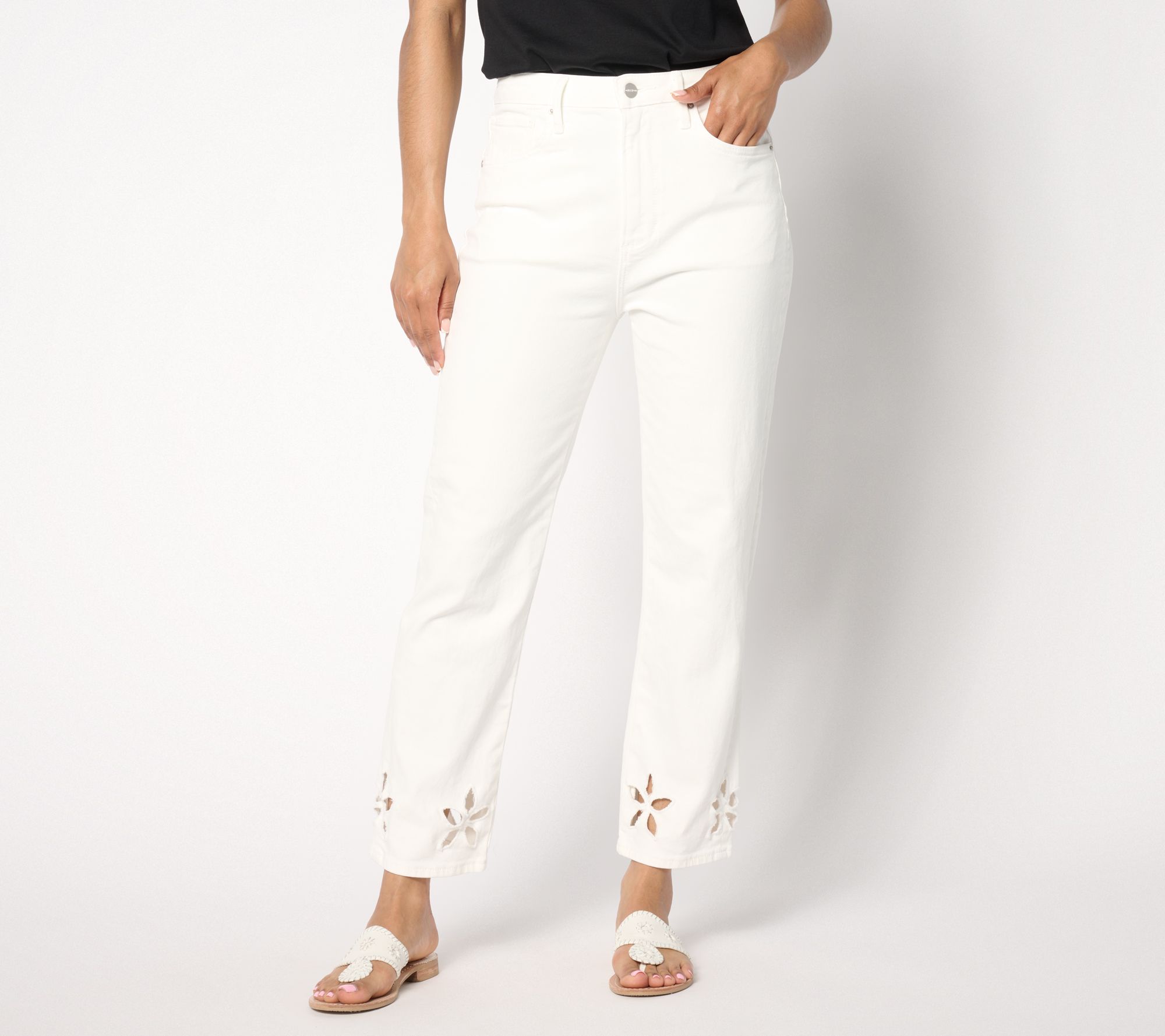 "As Is" Driftwood Jeans Regular Royce Straight Ankle Jean Cut It Out