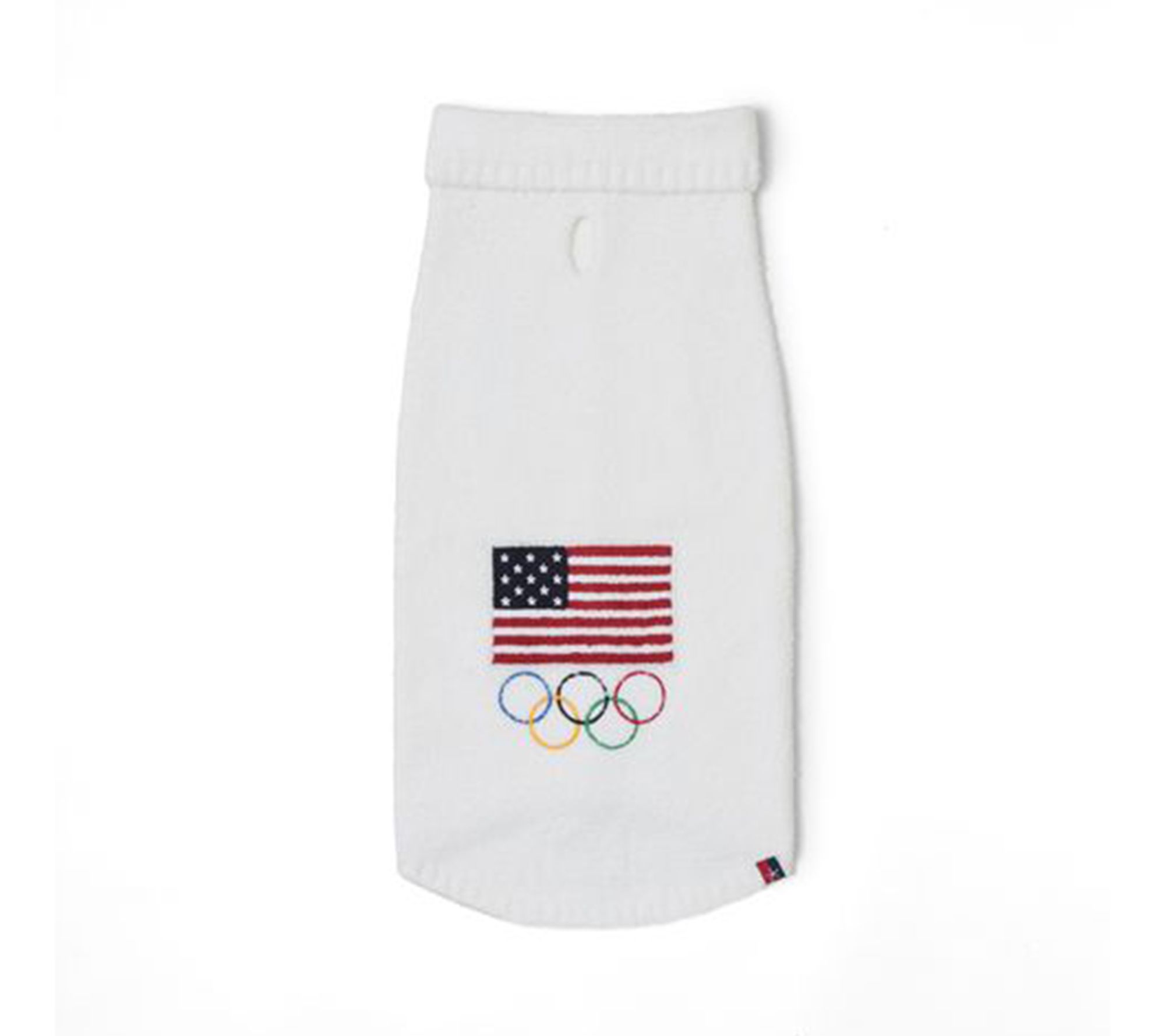Barefoot Dreams CozyChic American Flag Pet Sweater