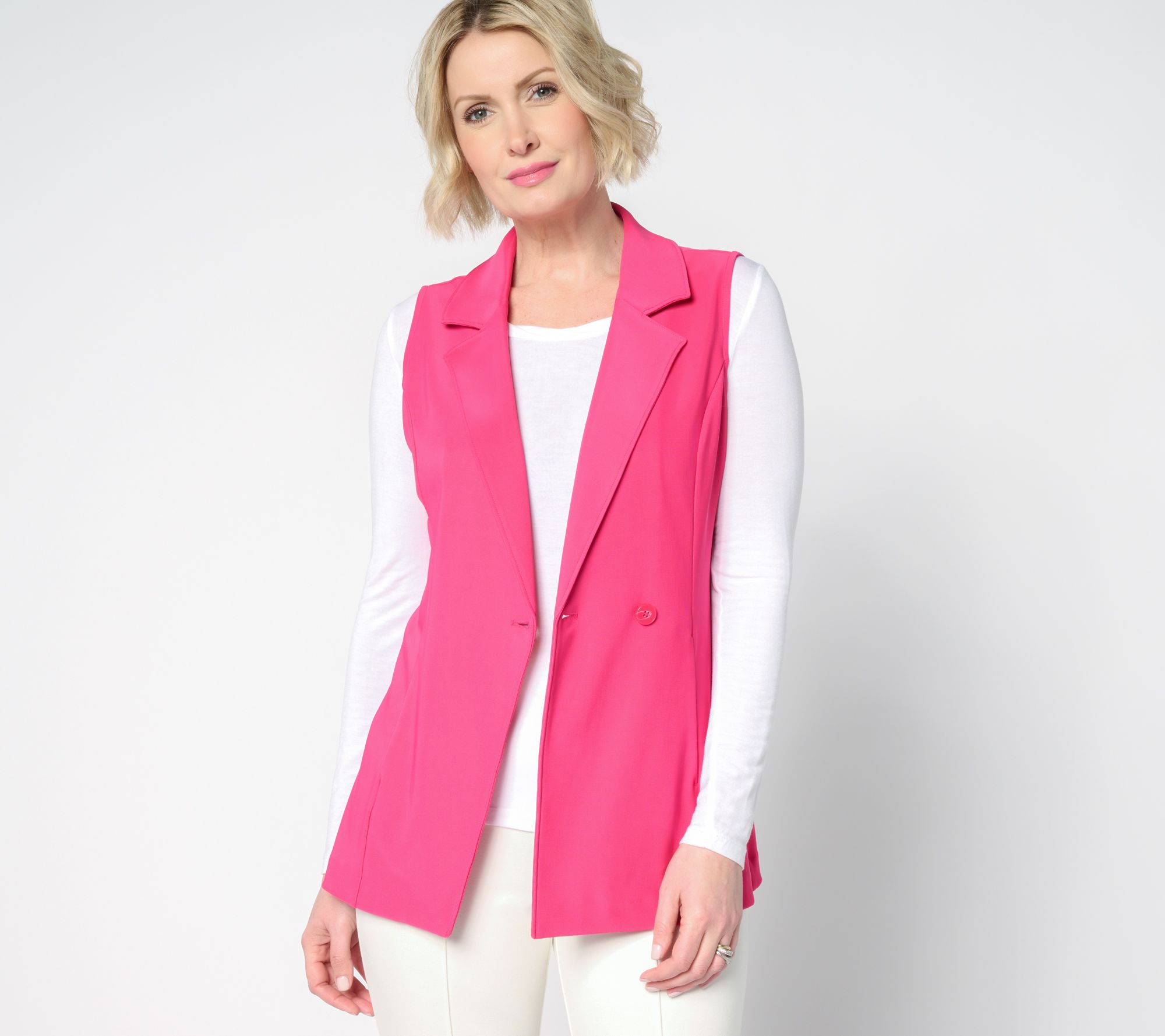 Attitudes by Renee Petite Euro Knit Vest