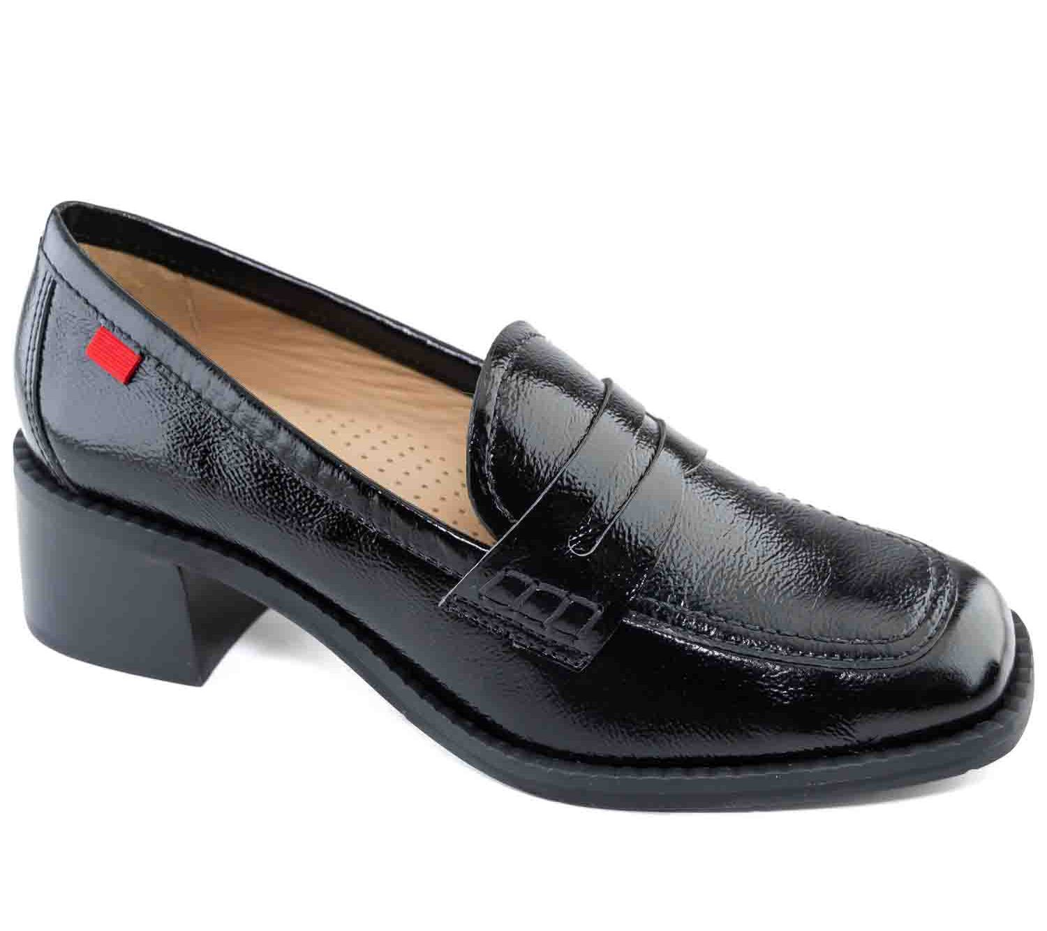 Marc Joseph New York Leather Block Heel Loafer- Kathleen