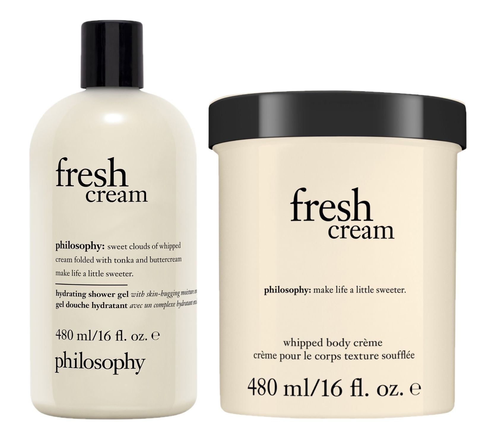 philosophy bath & body holiday gift set - fresh cream