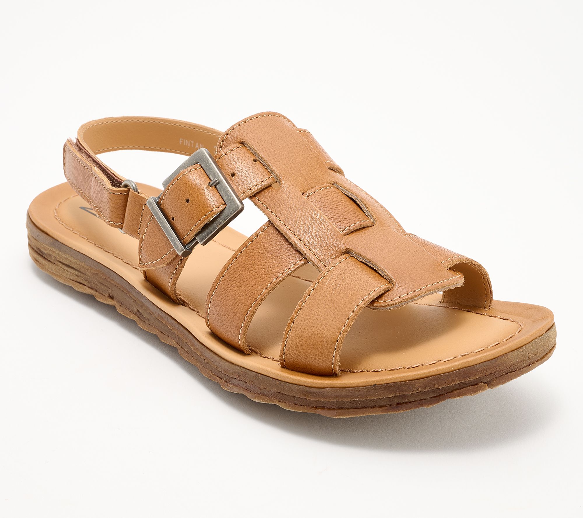 Miz Mooz Leather Backstrap Fisherman Sandals- Fintan
