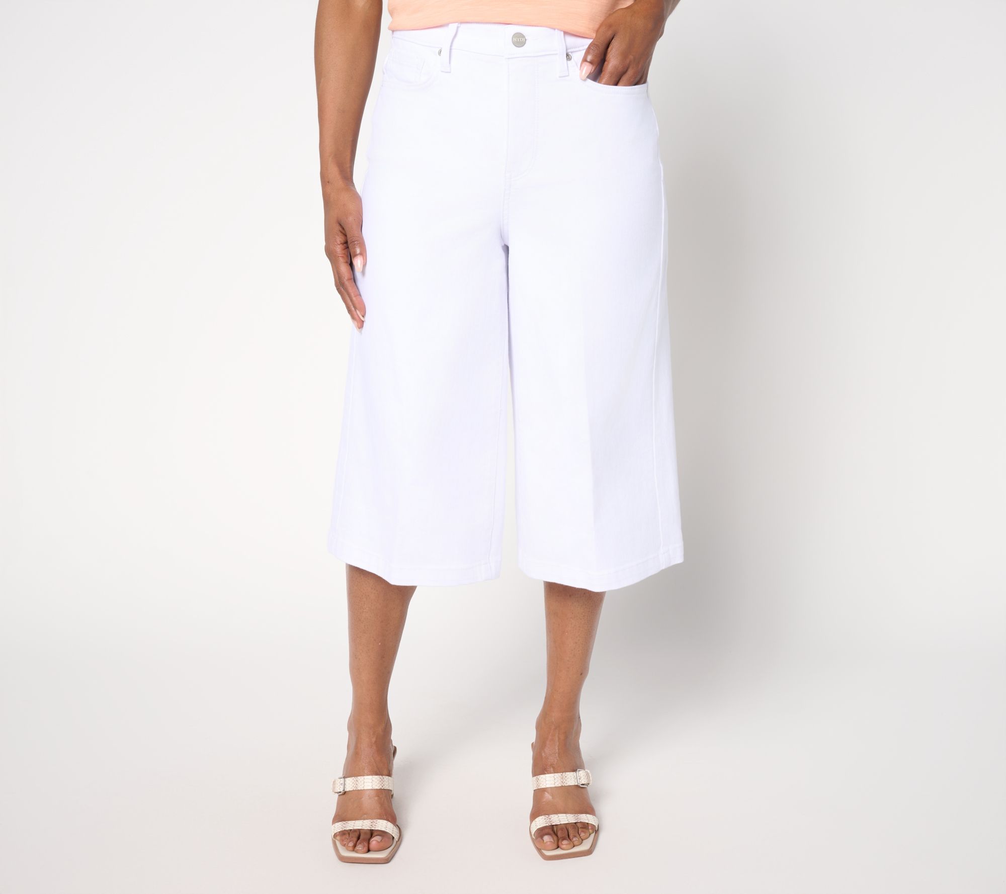 NYDJ High Rise Amelia Culotte in Cool Embrace
