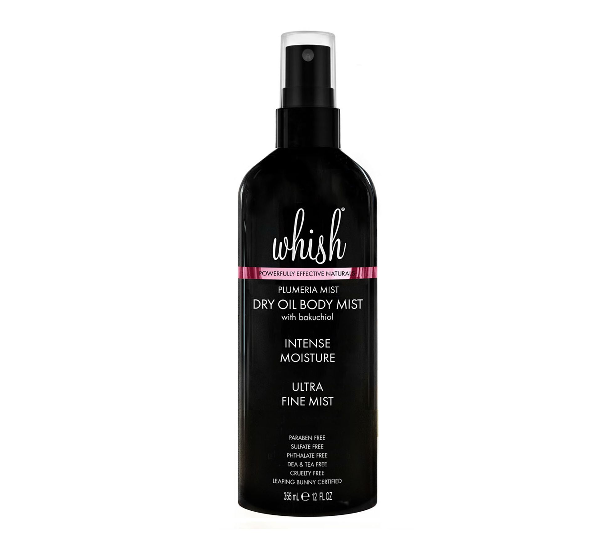 Whish Super Size 12oz Dry Oil Body Mist with Bakuchiol