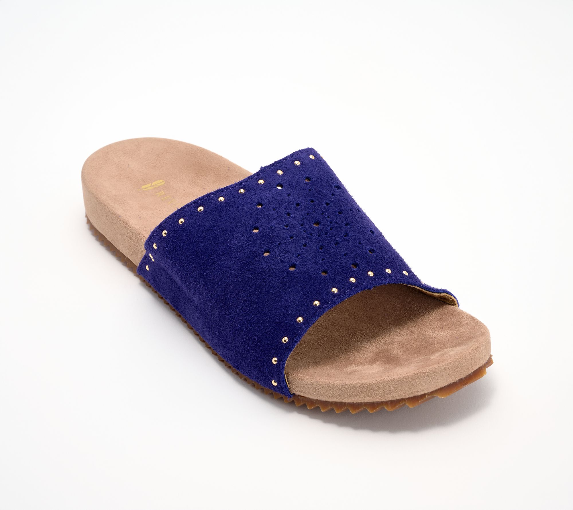 Revitalign Orthotic Suede Slide Sandals - Sofia Soleil