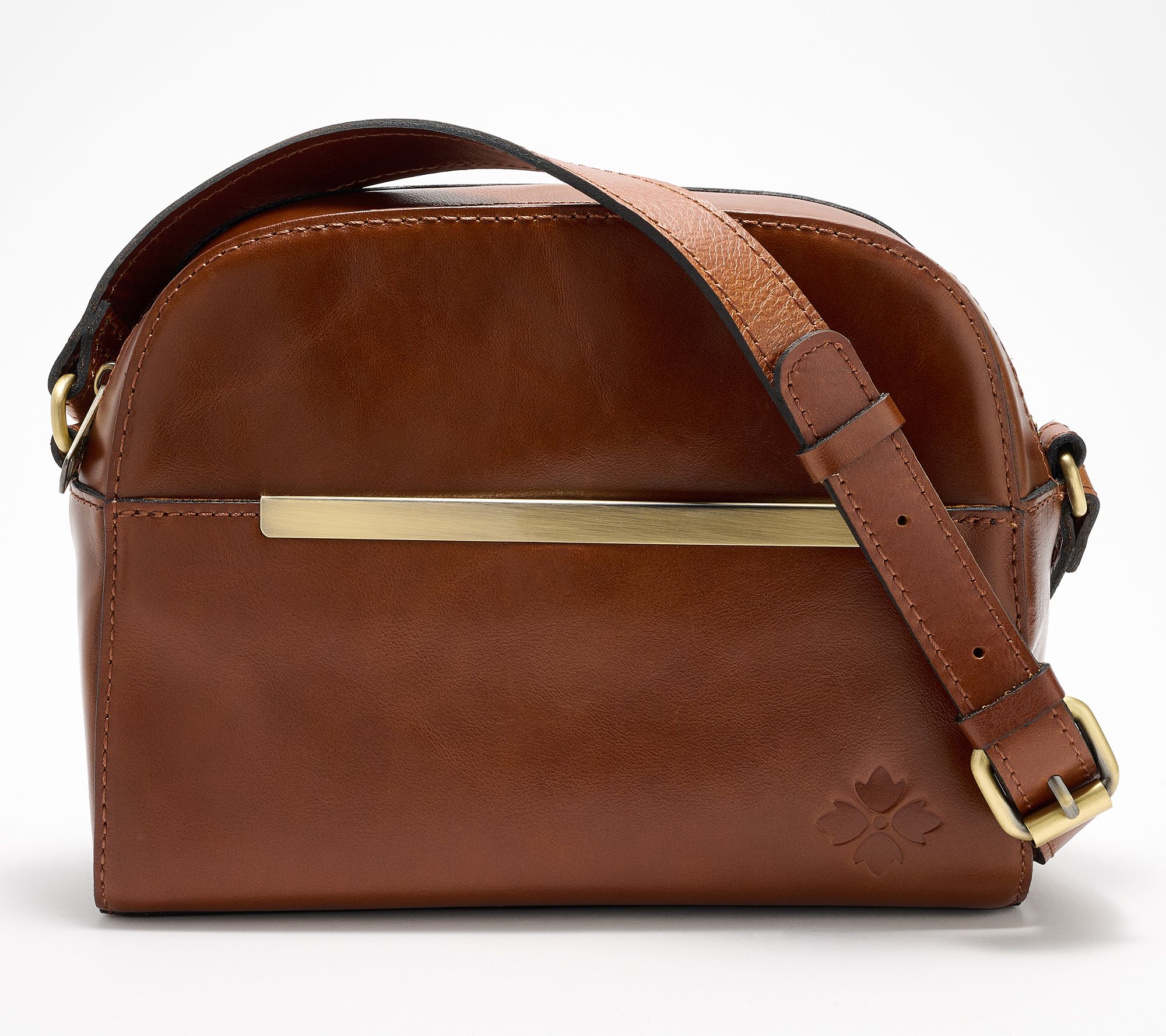 "As Is" Patricia Nash Leather Artemis Dome Crossbody