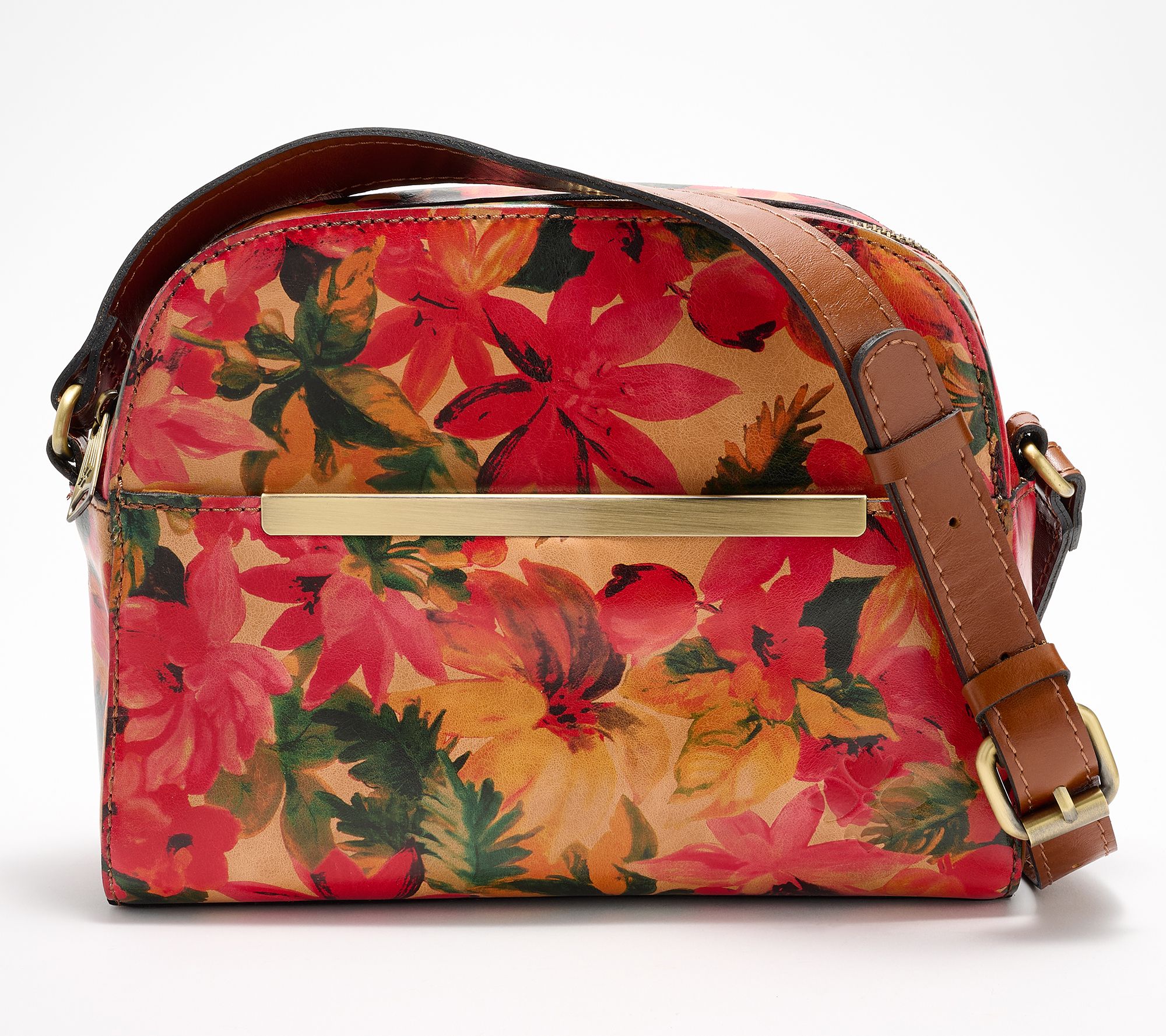 "As Is" Patricia Nash Leather Artemis Dome Crossbody