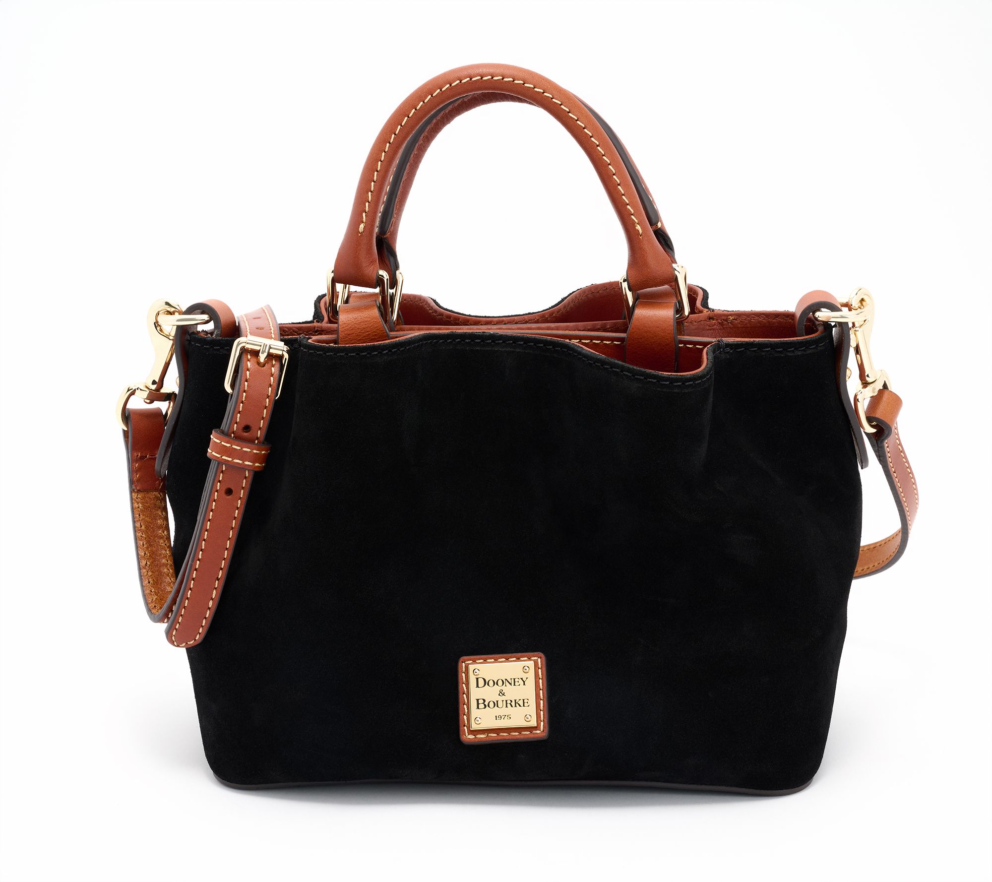 Dooney & Bourke Suede Mini Barlow with Crossbody Strap