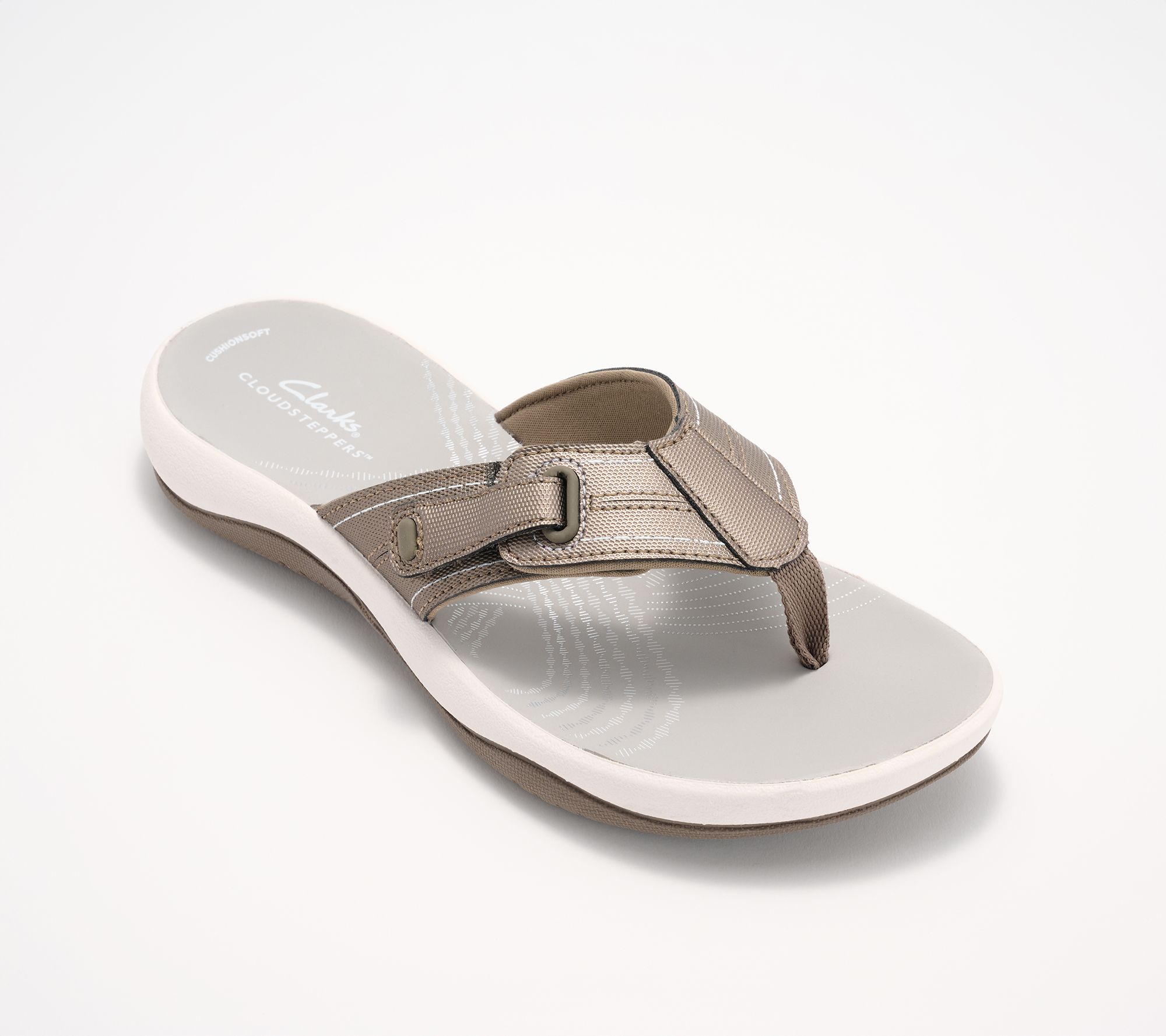 Clarks Cloudsteppers Thong Sandals - Sunmaze Loop