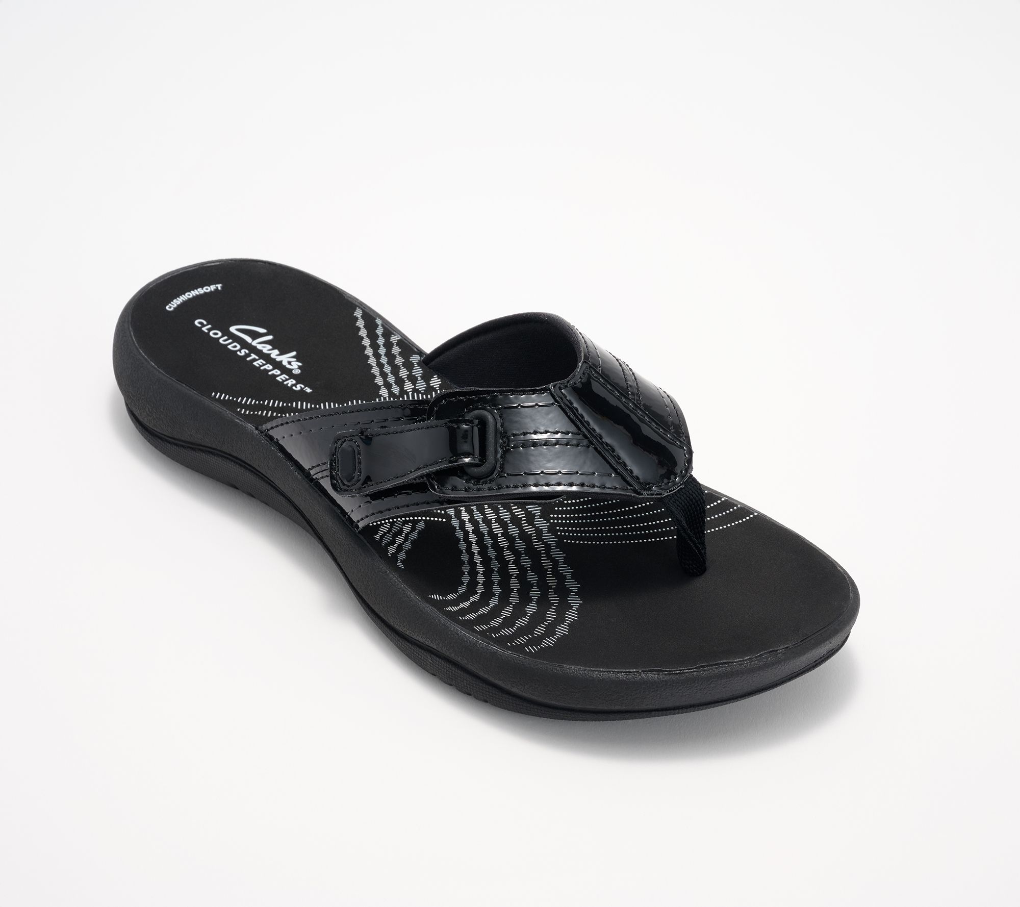 Clarks Cloudsteppers Thong Sandals - Sunmaze Loop