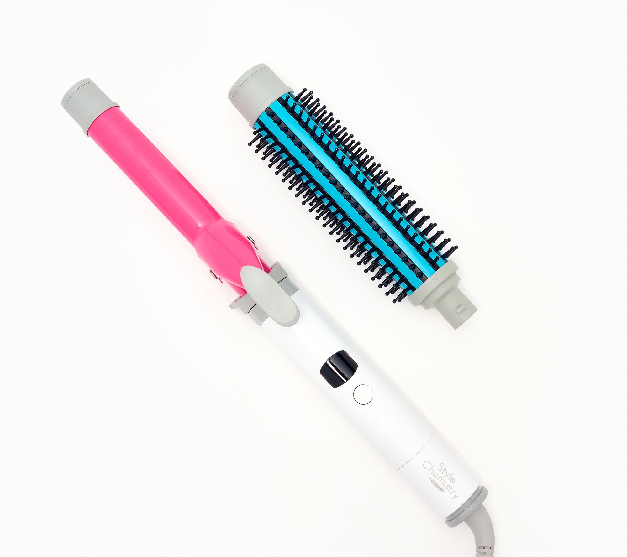 Conair Style Chemistry Curling Iron & Round Brush Set