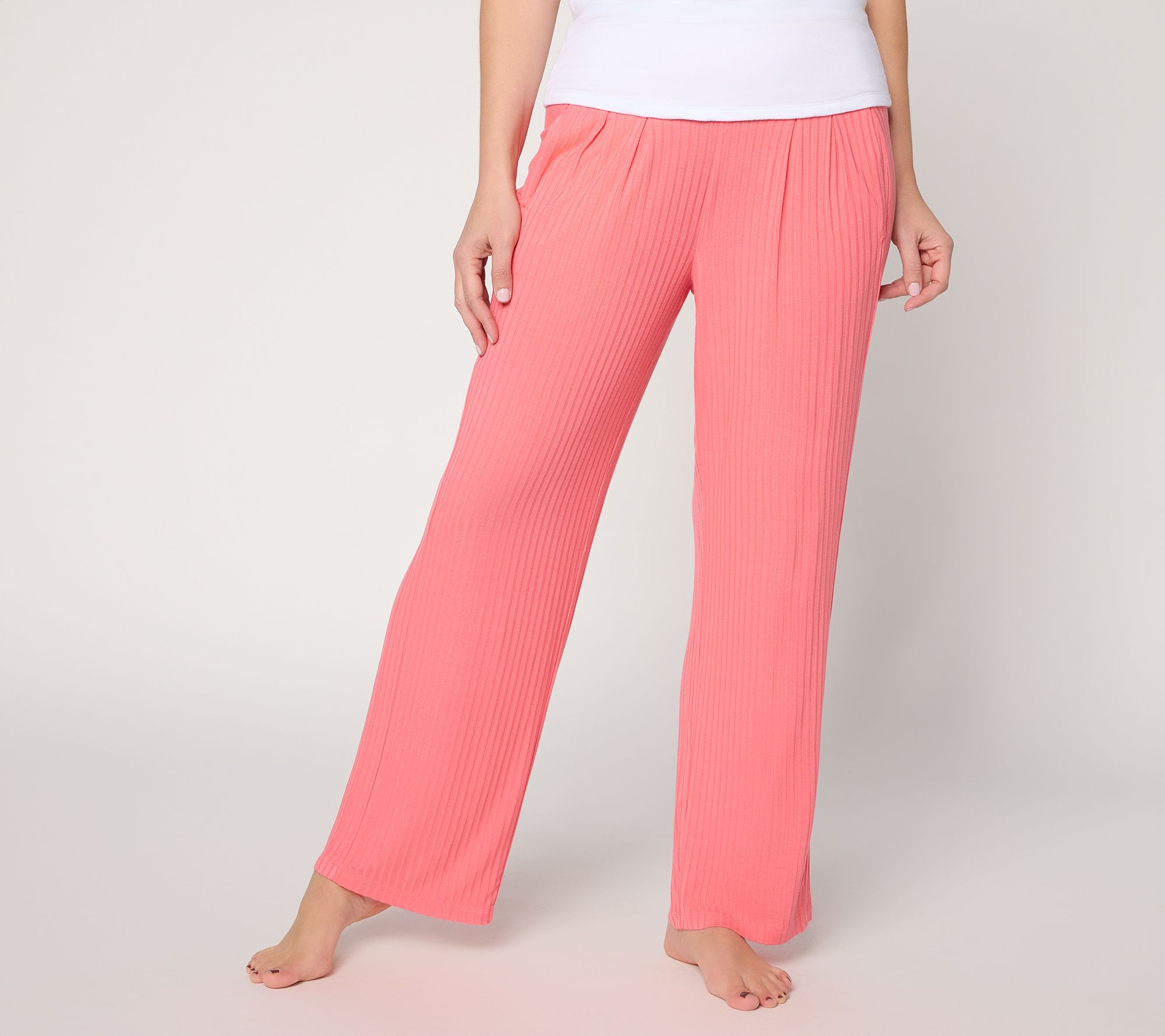 Modern Soul x Anybody Petite Radiant Rib Knit Pant with Pockets