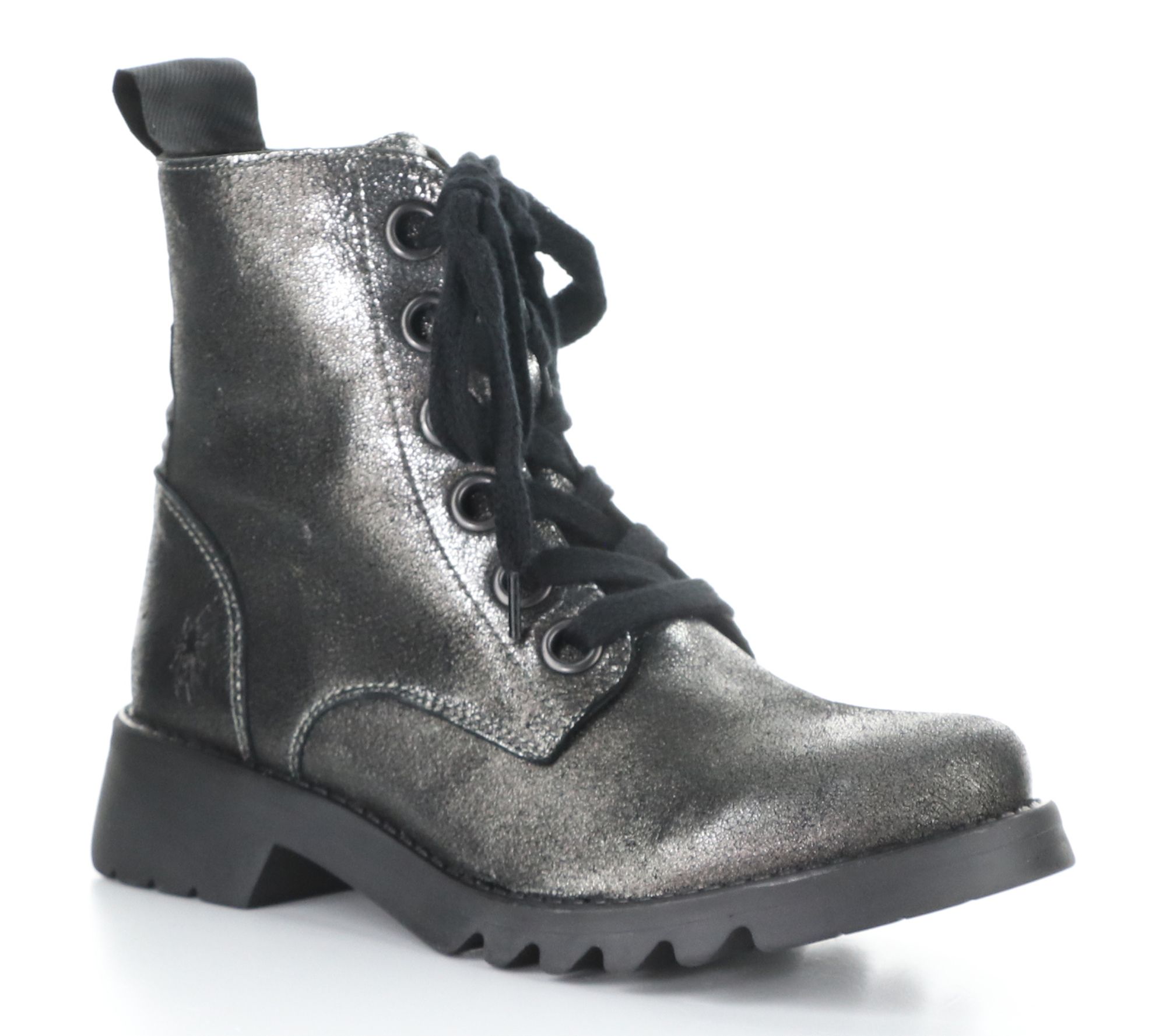 Fly London Dk Flash Lace Up Leather Combat Boot