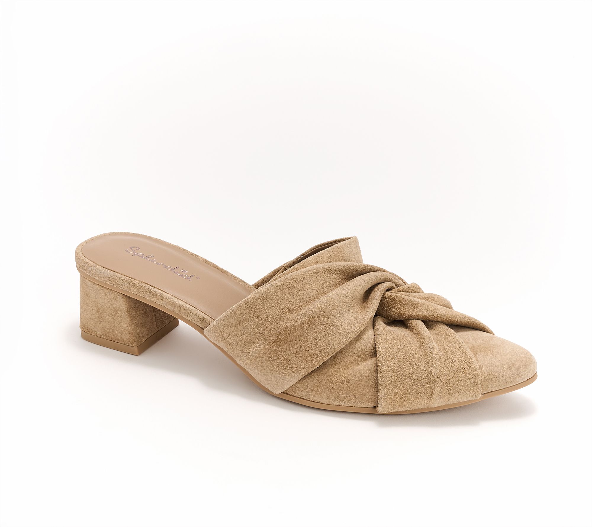 Splendid Suede Knot Mules - Lanis