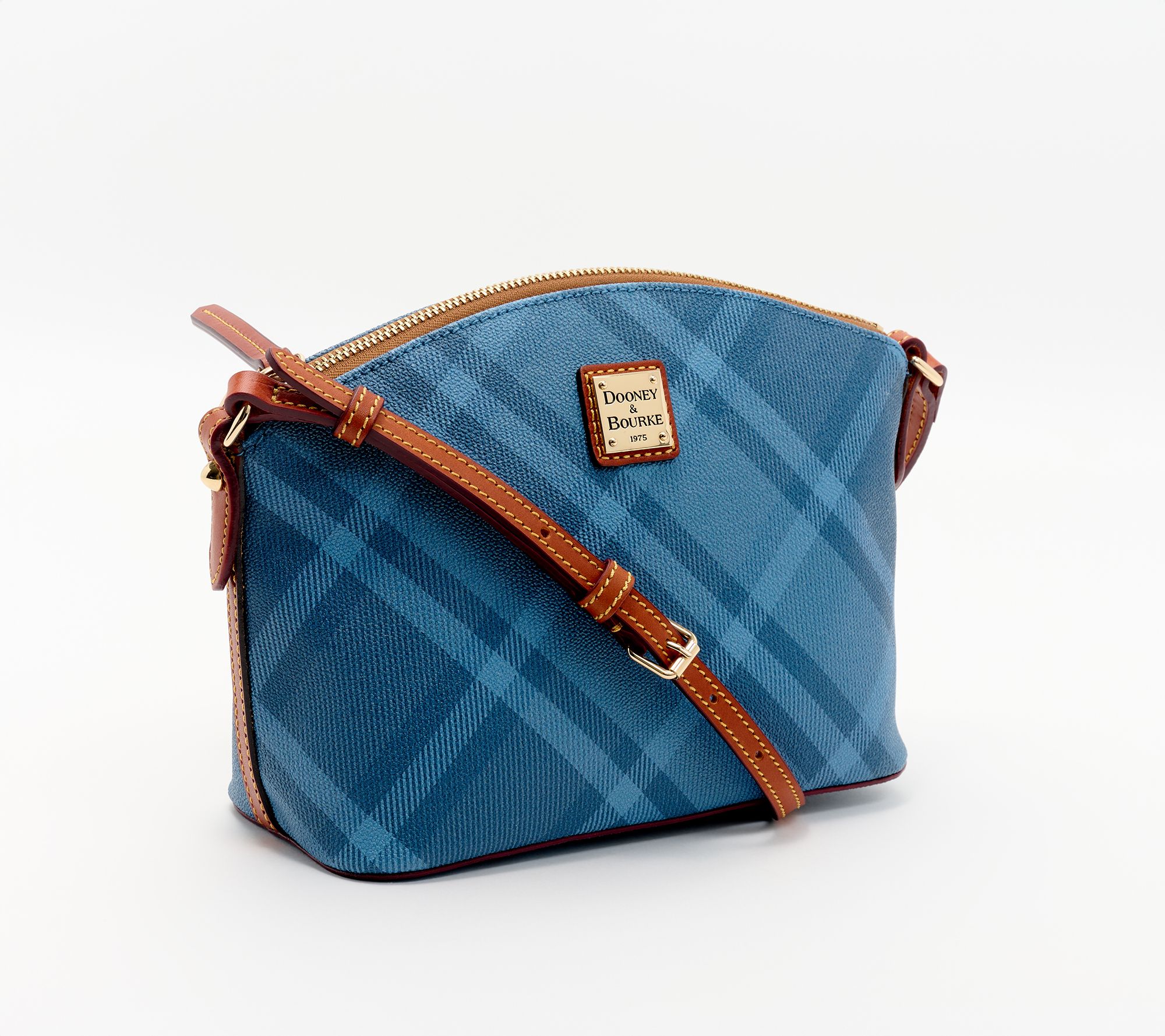 "As Is" Dooney & Bourke Coated Cotton Sutherland Suki Crossbody