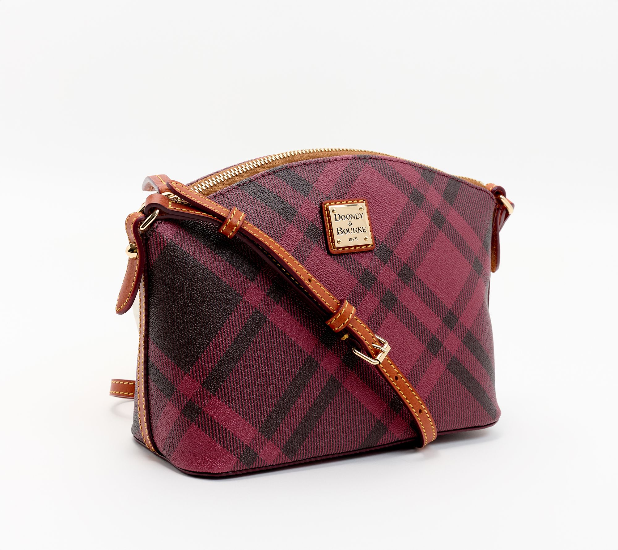 "As Is" Dooney & Bourke Coated Cotton Sutherland Suki Crossbody