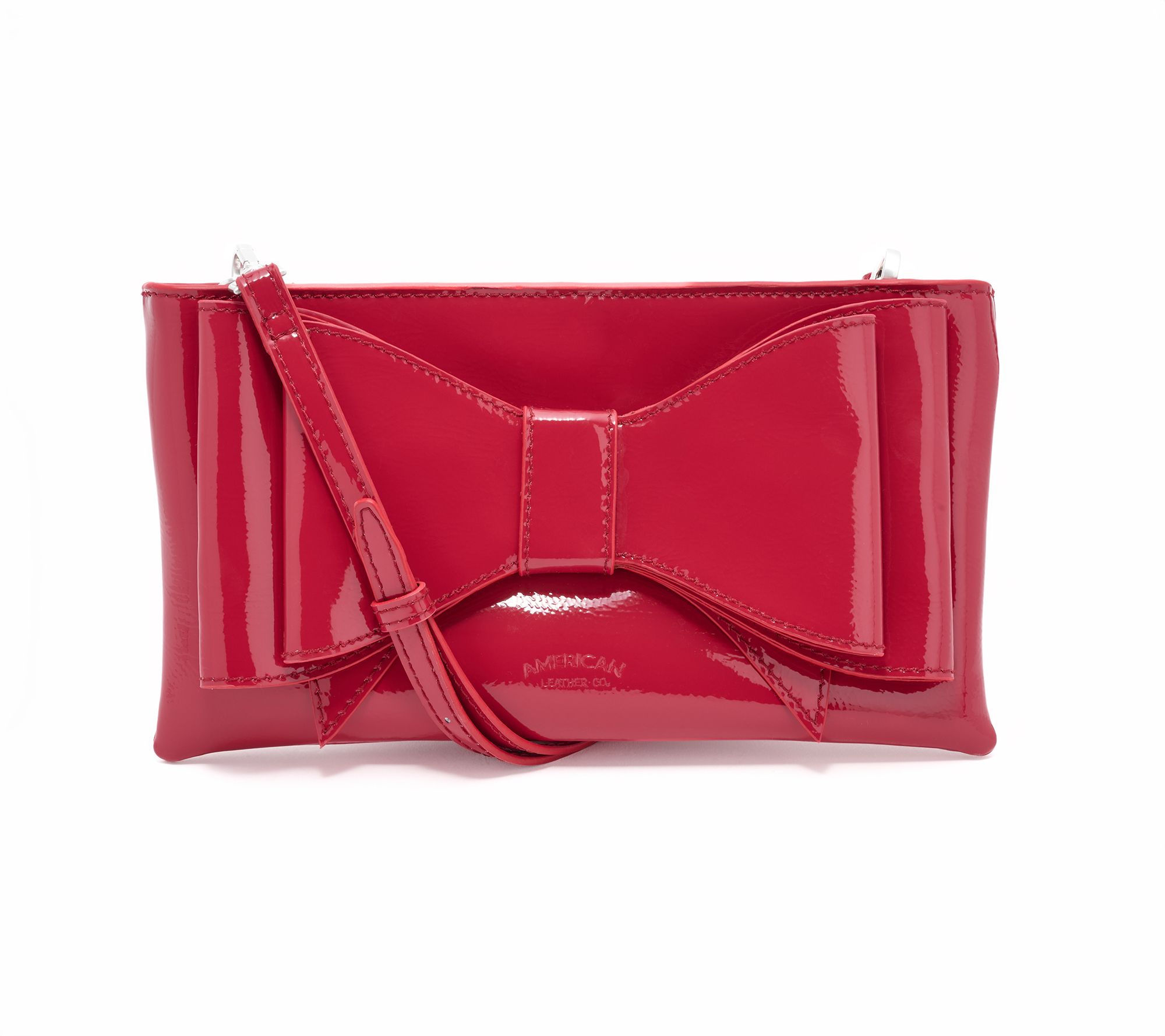 "As Is" American Leather Co. Leather Bow ClutchCrossbody