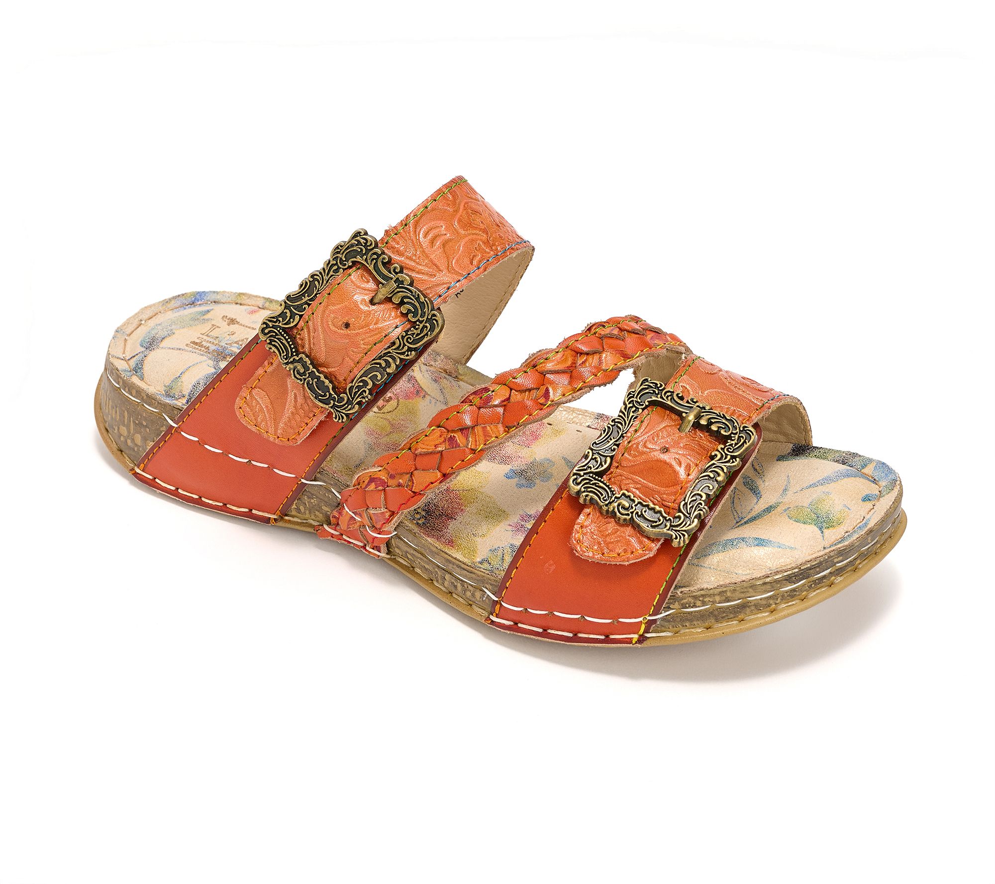 L'Artiste by Spring Step Leather Slide Sandals - Astra