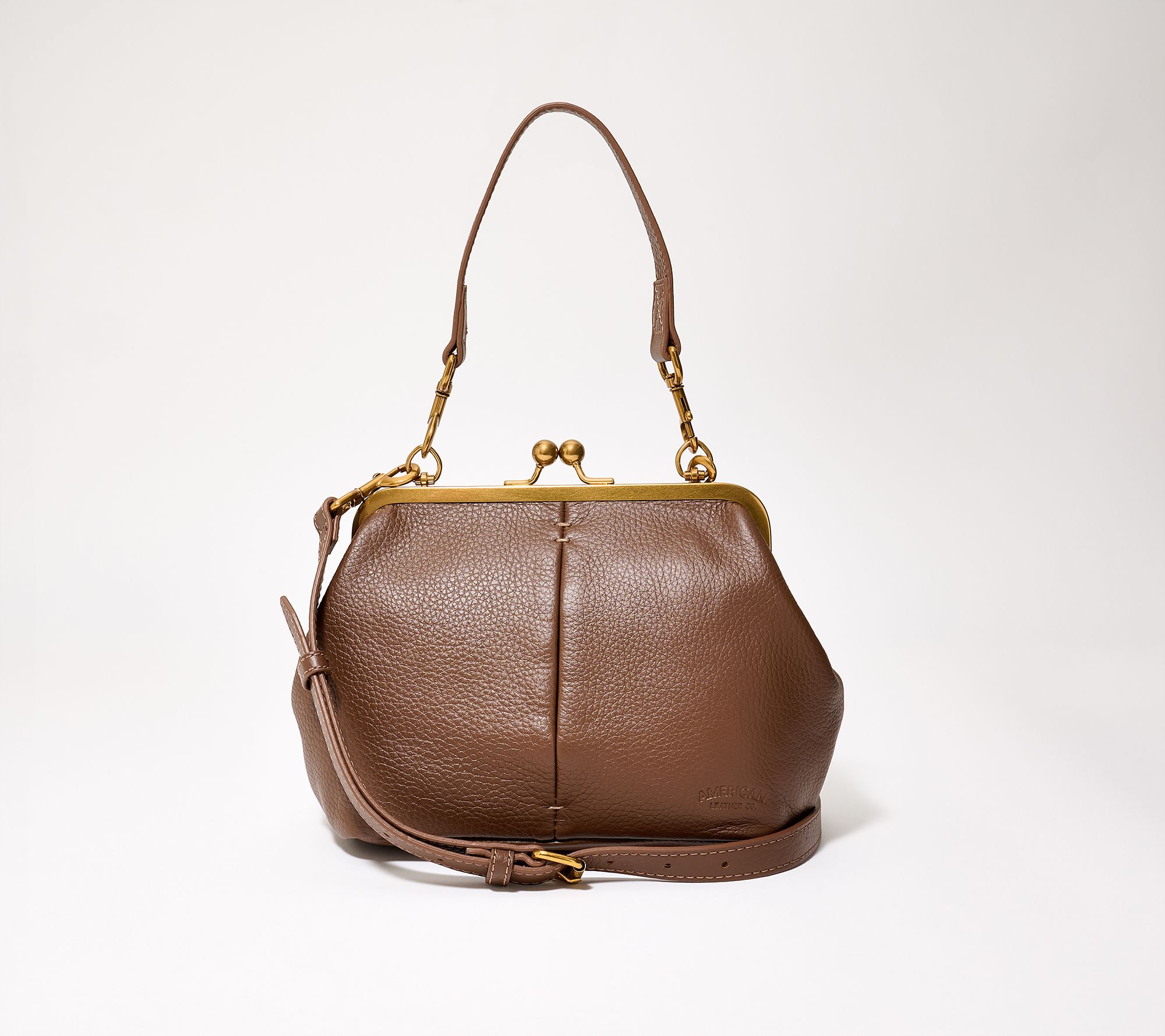 American Leather Co. RFID Frame Convertible Crossbody